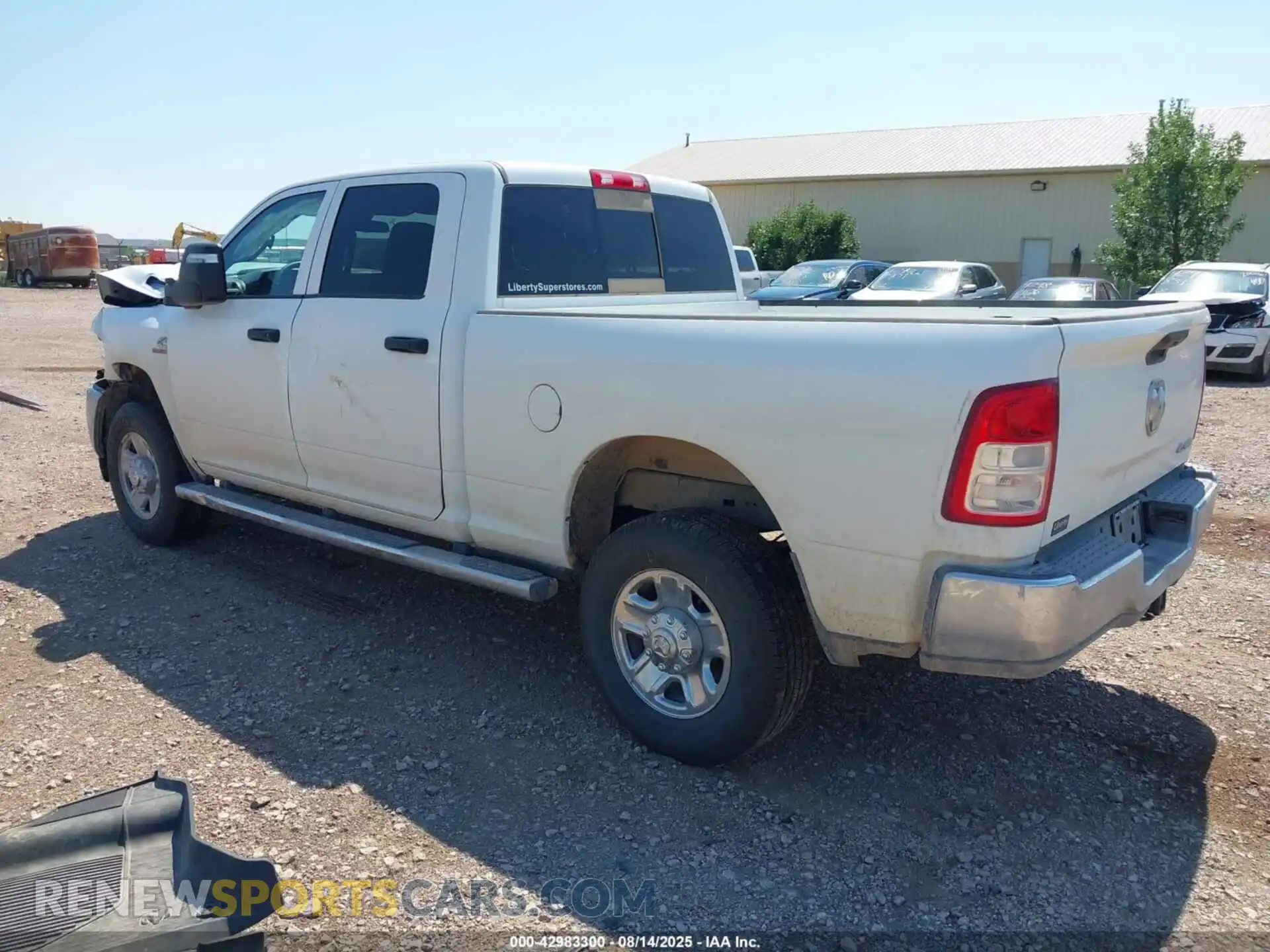 3 Photograph of a damaged car 3C6UR5CL7RG356570 RAM 2500 2024