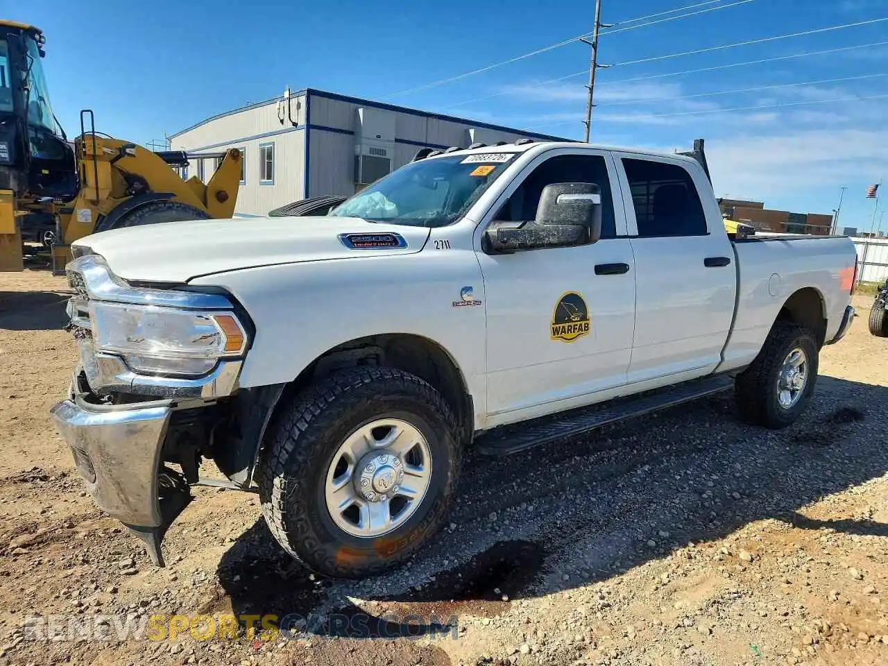 1 Photograph of a damaged car 3C6UR5CLXRG413828 RAM 2500 2024
