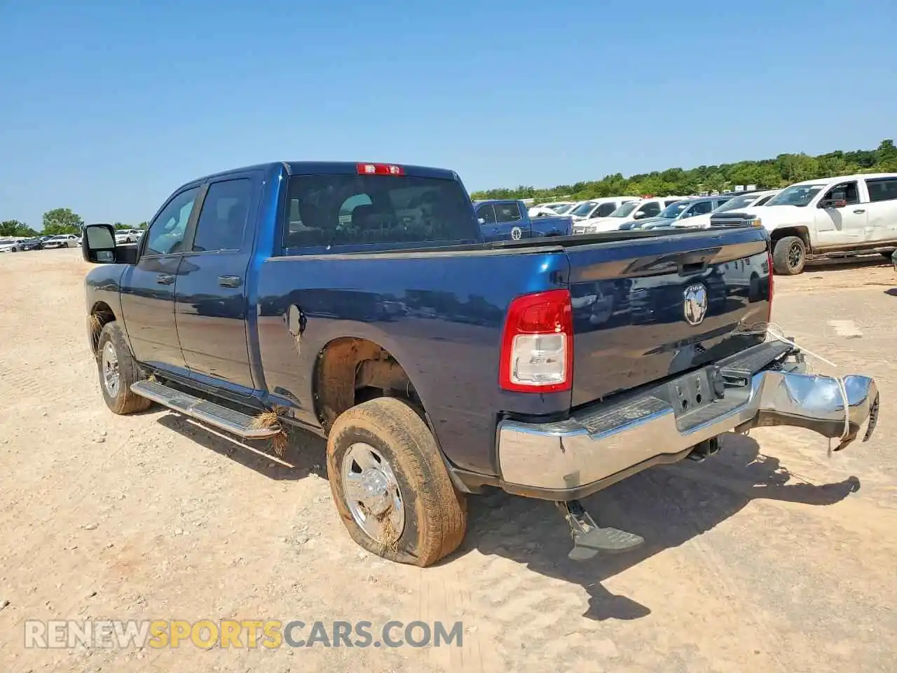 2 Photograph of a damaged car 3C6UR5DJ0RG342488 RAM 2500 2024