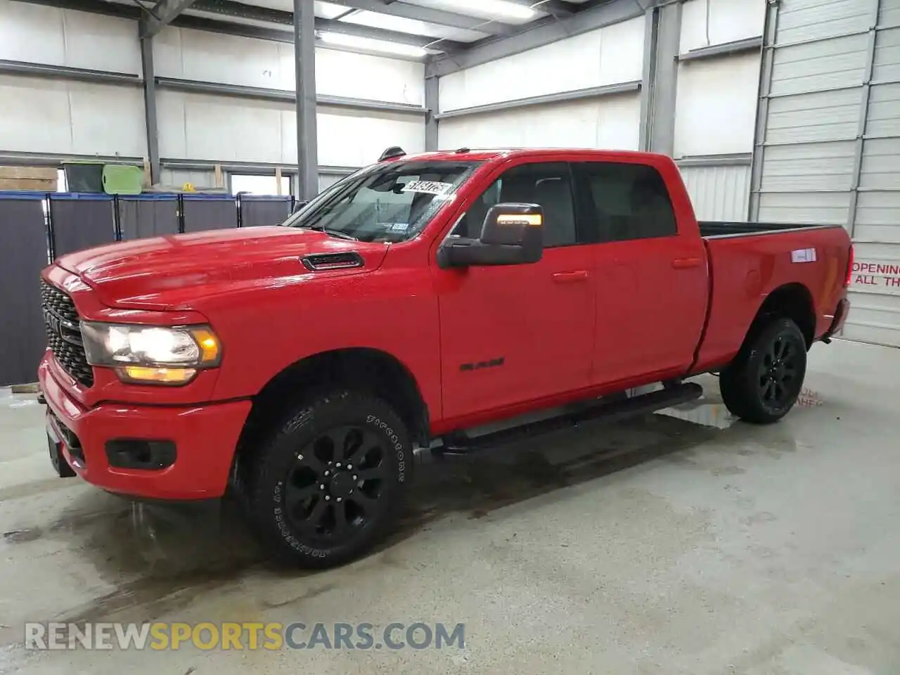 1 Photograph of a damaged car 3C6UR5DJ1RG397502 RAM 2500 2024