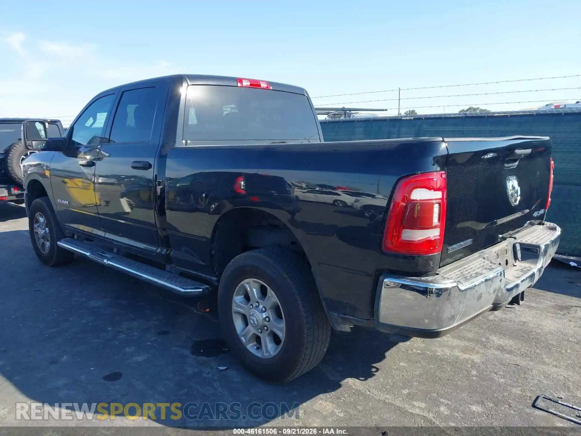 3 Photograph of a damaged car 3C6UR5DJ1RG397693 RAM 2500 2024
