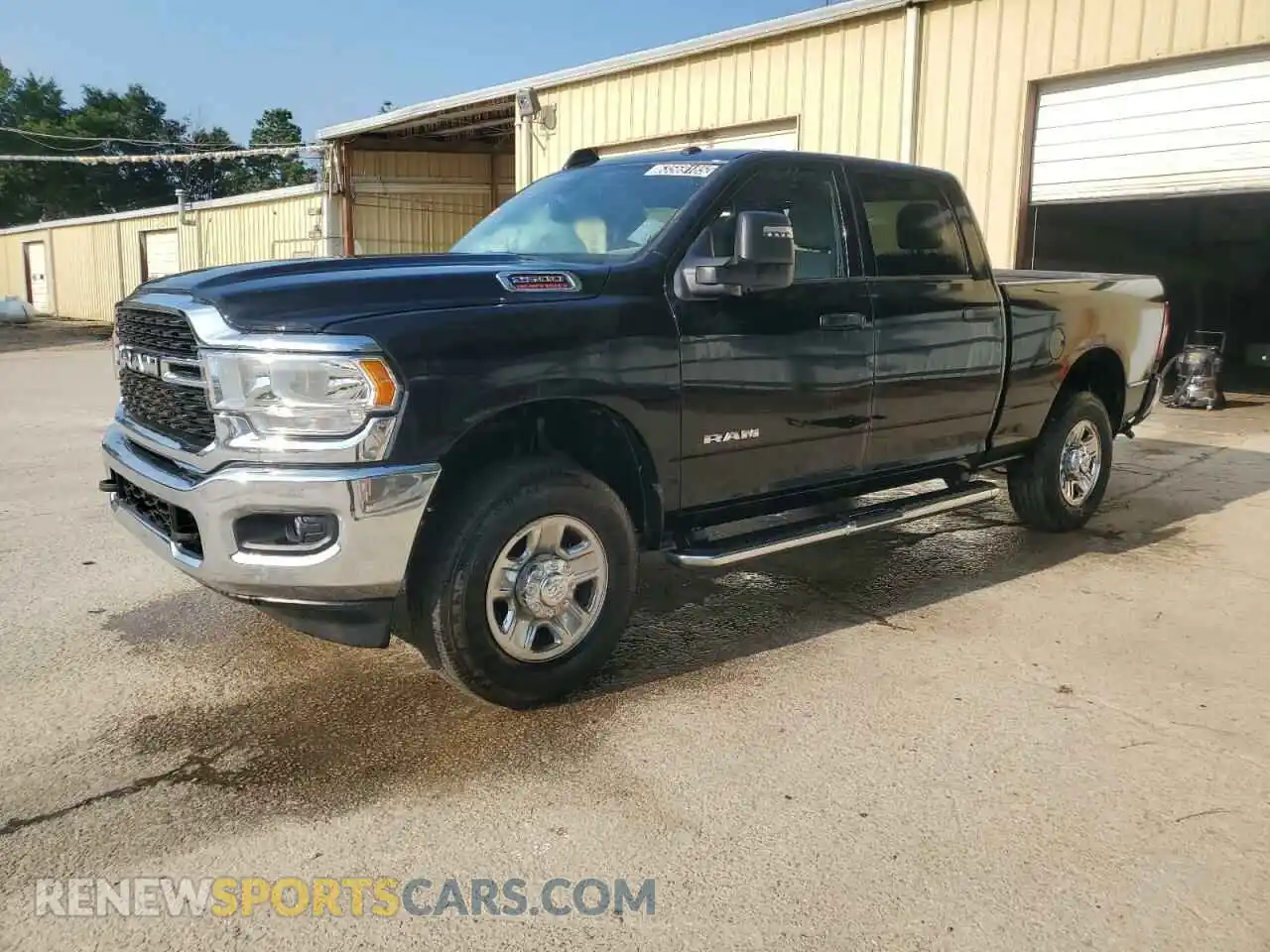 1 Photograph of a damaged car 3C6UR5DJ2RG348373 RAM 2500 2024