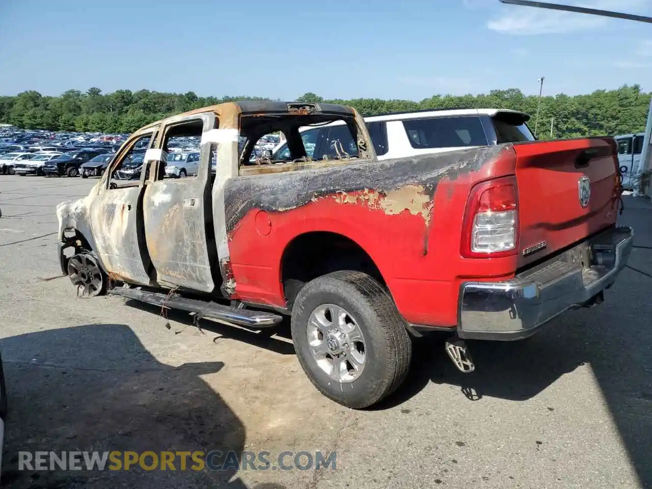 2 Photograph of a damaged car 3C6UR5DJ3RG323613 RAM 2500 2024