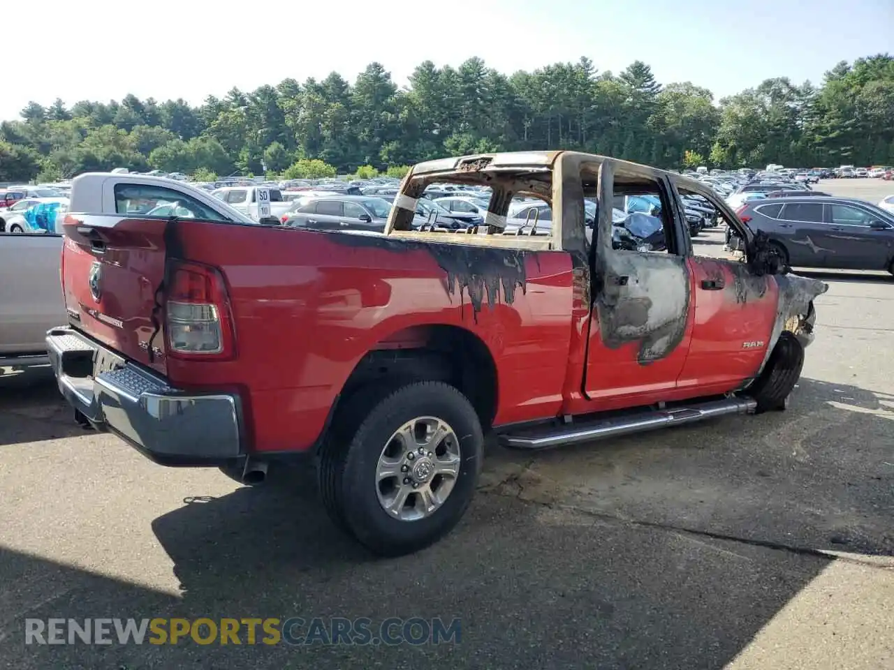 3 Photograph of a damaged car 3C6UR5DJ3RG323613 RAM 2500 2024