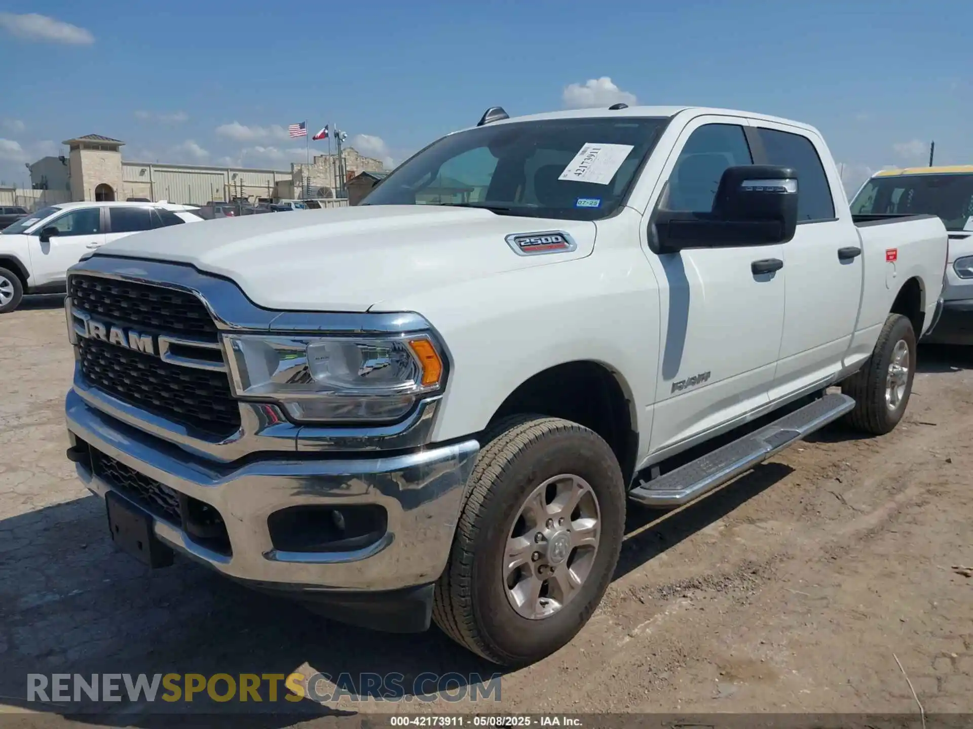 2 Photograph of a damaged car 3C6UR5DJ3RG354859 RAM 2500 2024