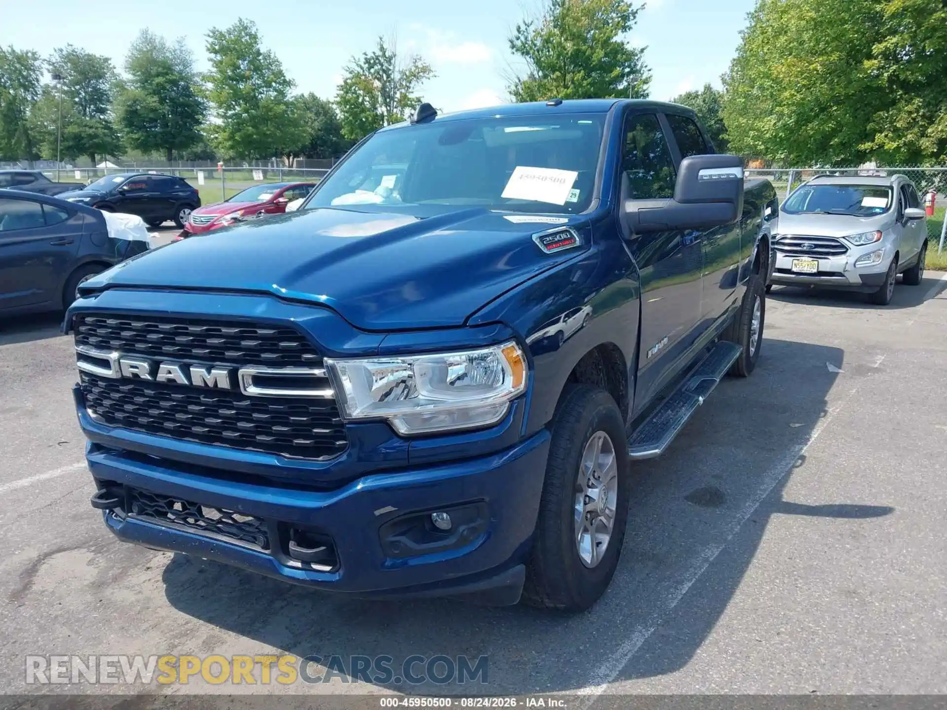 2 Photograph of a damaged car 3C6UR5DJ3RG387621 RAM 2500 2024