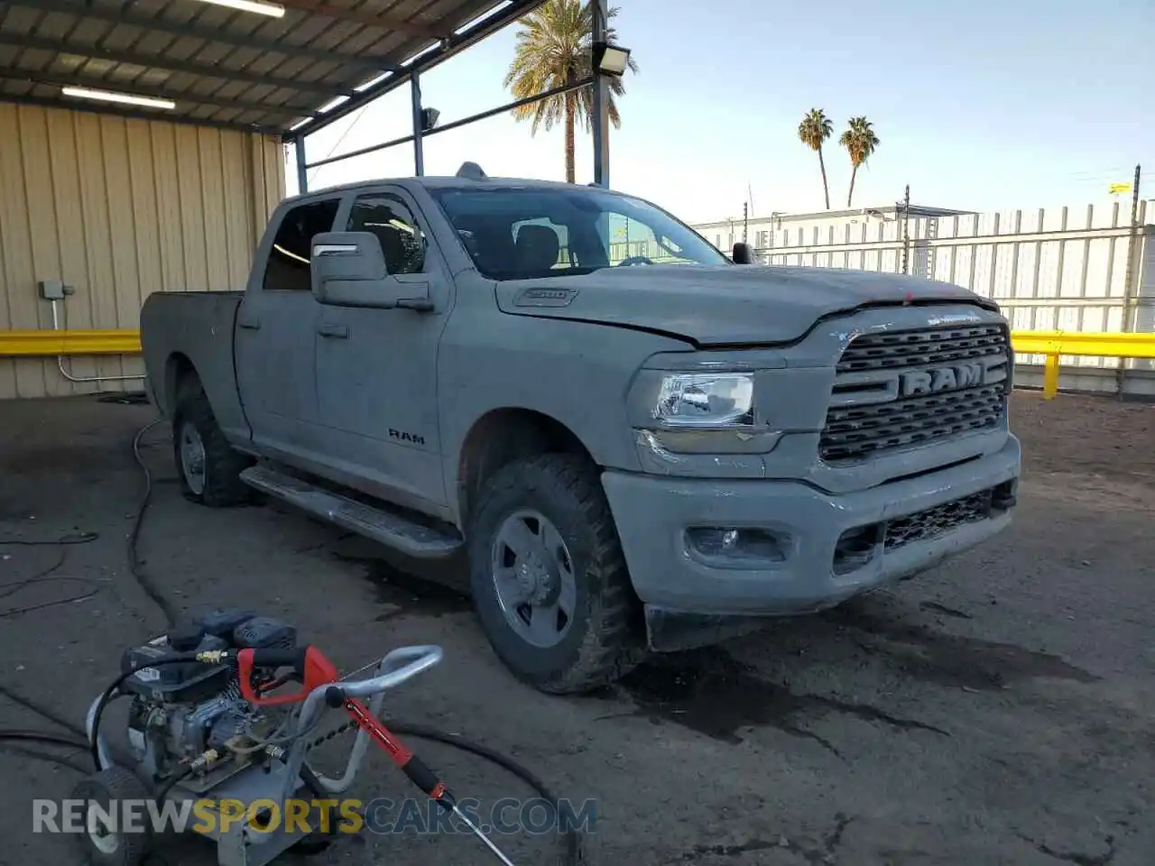 1 Photograph of a damaged car 3C6UR5DJ4RG354207 RAM 2500 2024