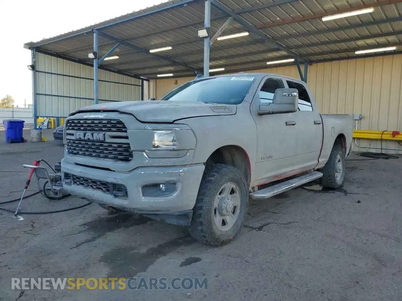 2 Photograph of a damaged car 3C6UR5DJ4RG354207 RAM 2500 2024
