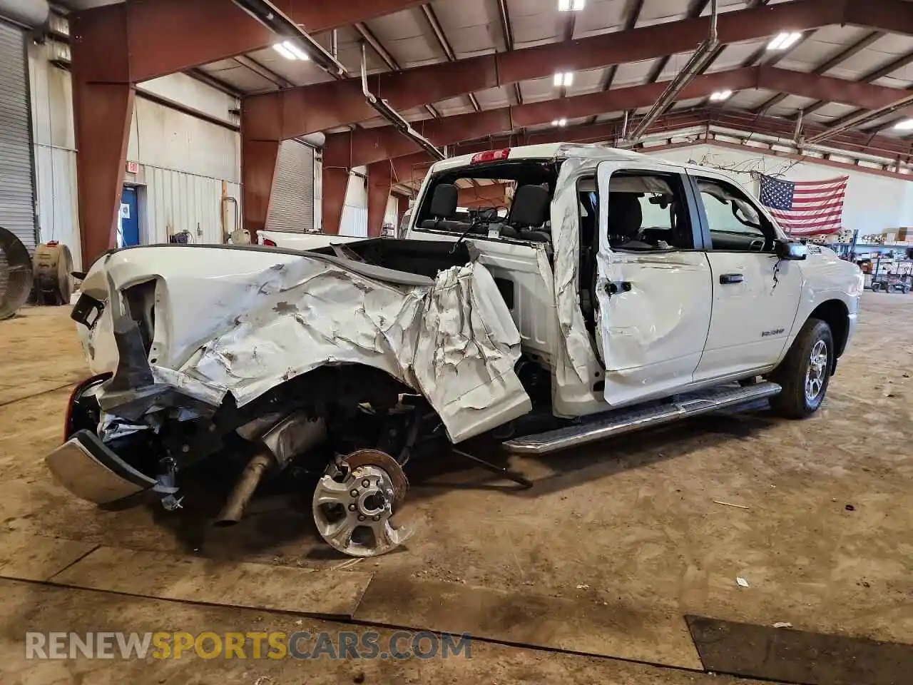 3 Photograph of a damaged car 3C6UR5DJ5RG322835 RAM 2500 2024