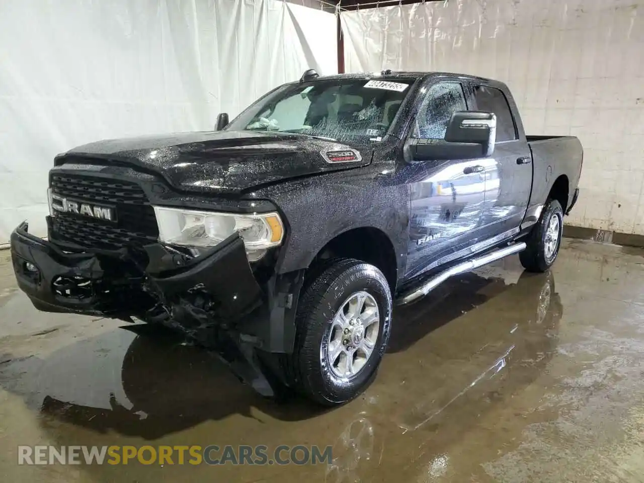 1 Photograph of a damaged car 3C6UR5DJ5RG385403 RAM 2500 2024