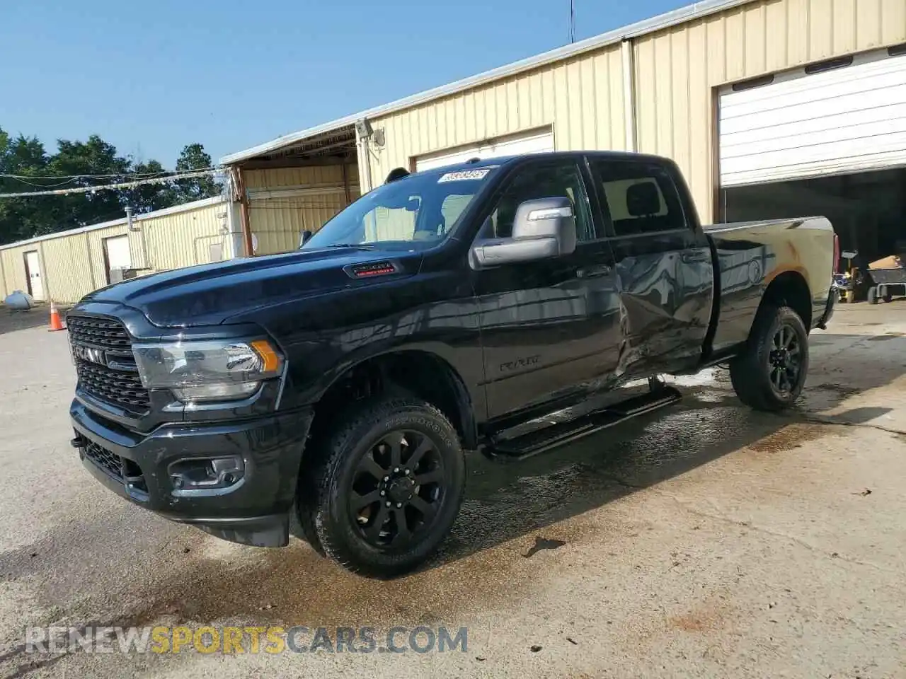 1 Photograph of a damaged car 3C6UR5DJ5RG397132 RAM 2500 2024