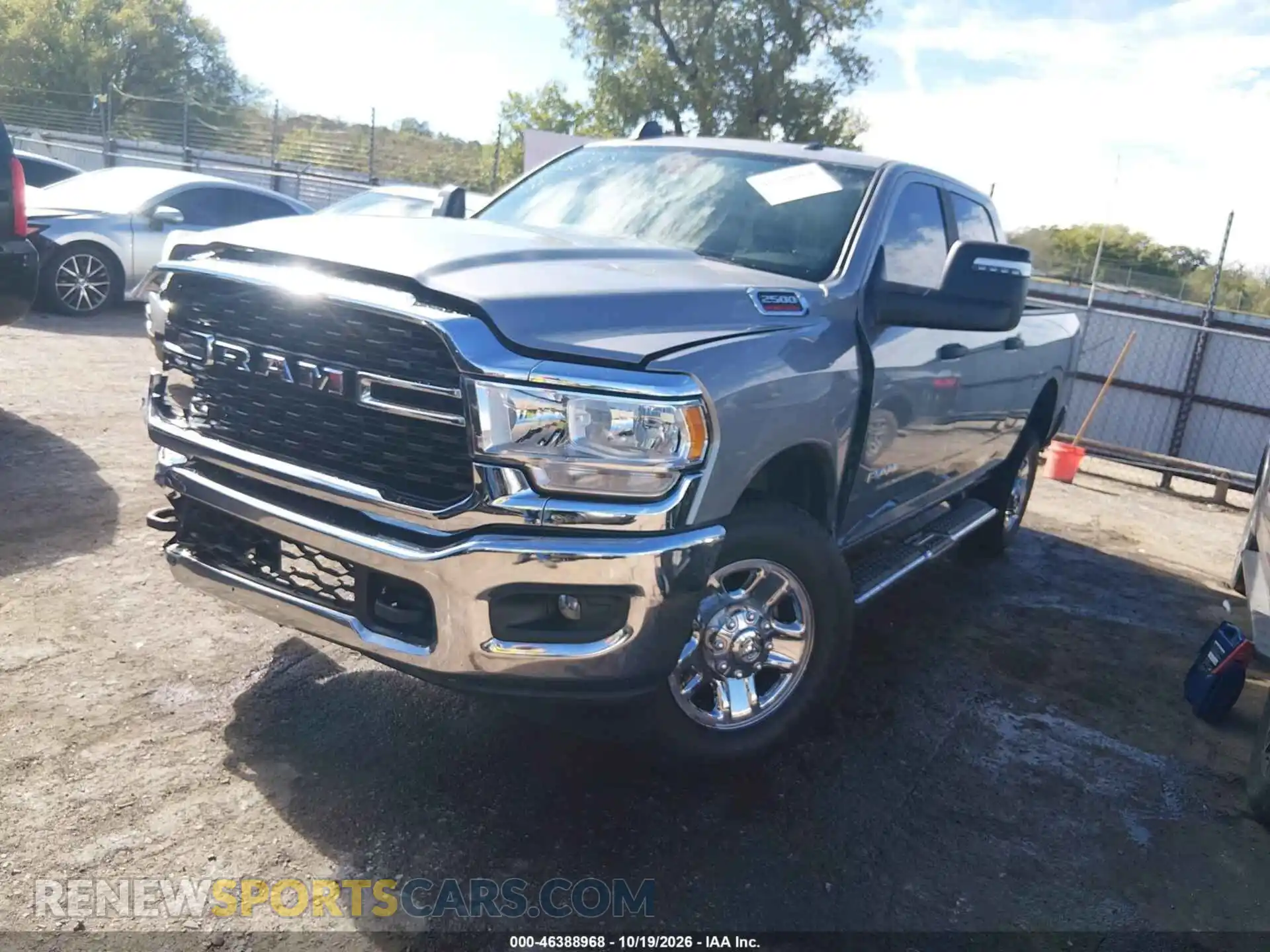 2 Photograph of a damaged car 3C6UR5DJ6RG353303 RAM 2500 2024