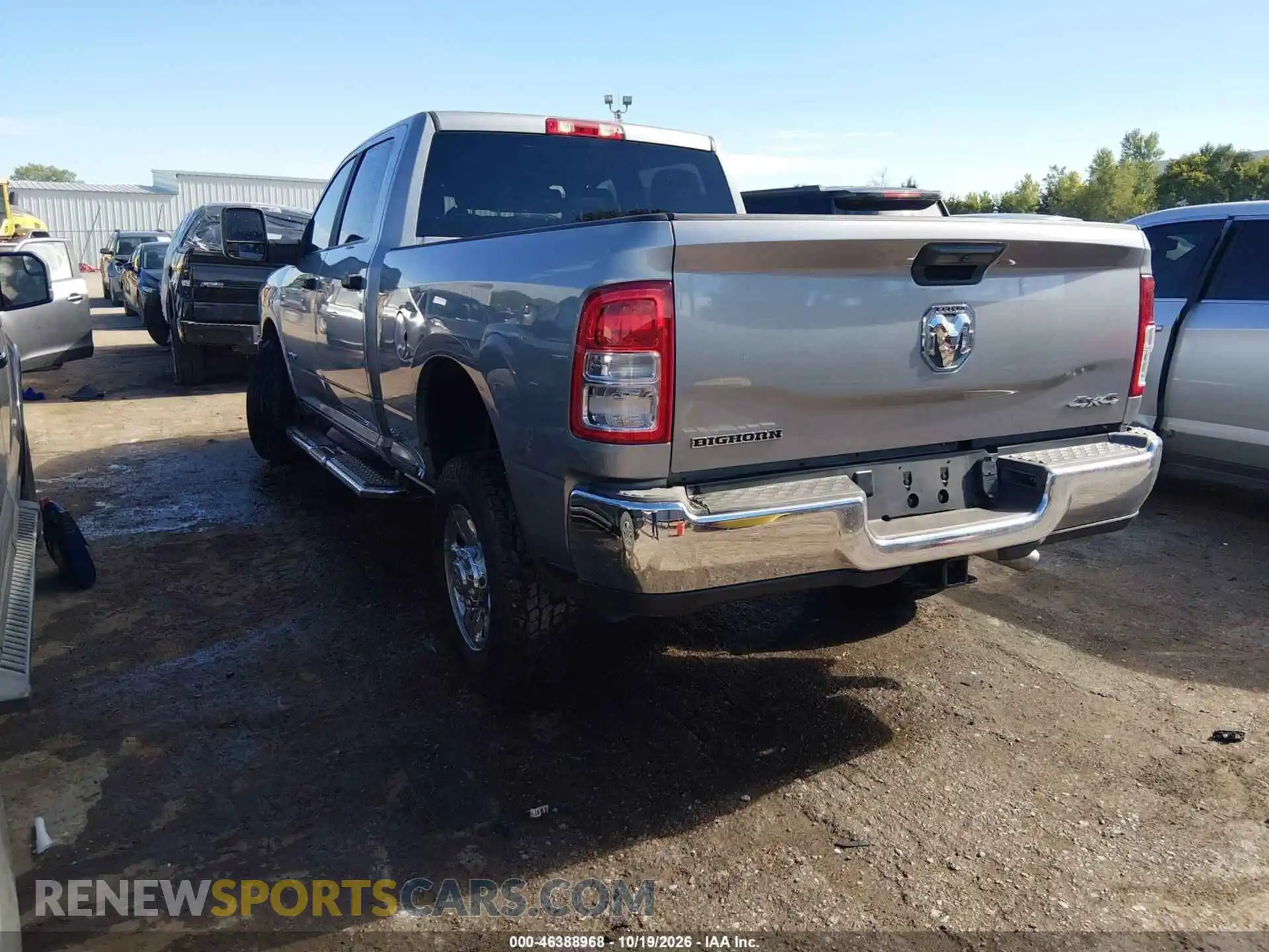 3 Photograph of a damaged car 3C6UR5DJ6RG353303 RAM 2500 2024