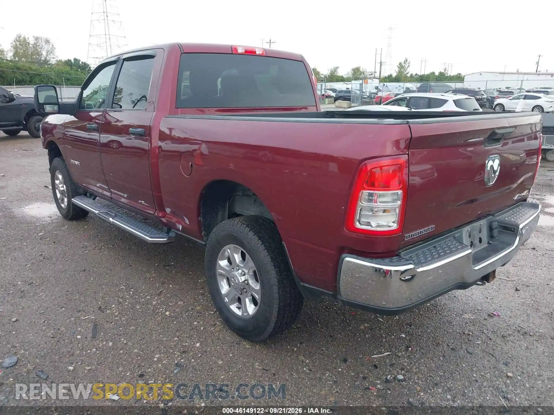 3 Photograph of a damaged car 3C6UR5DJXRG100775 RAM 2500 2024