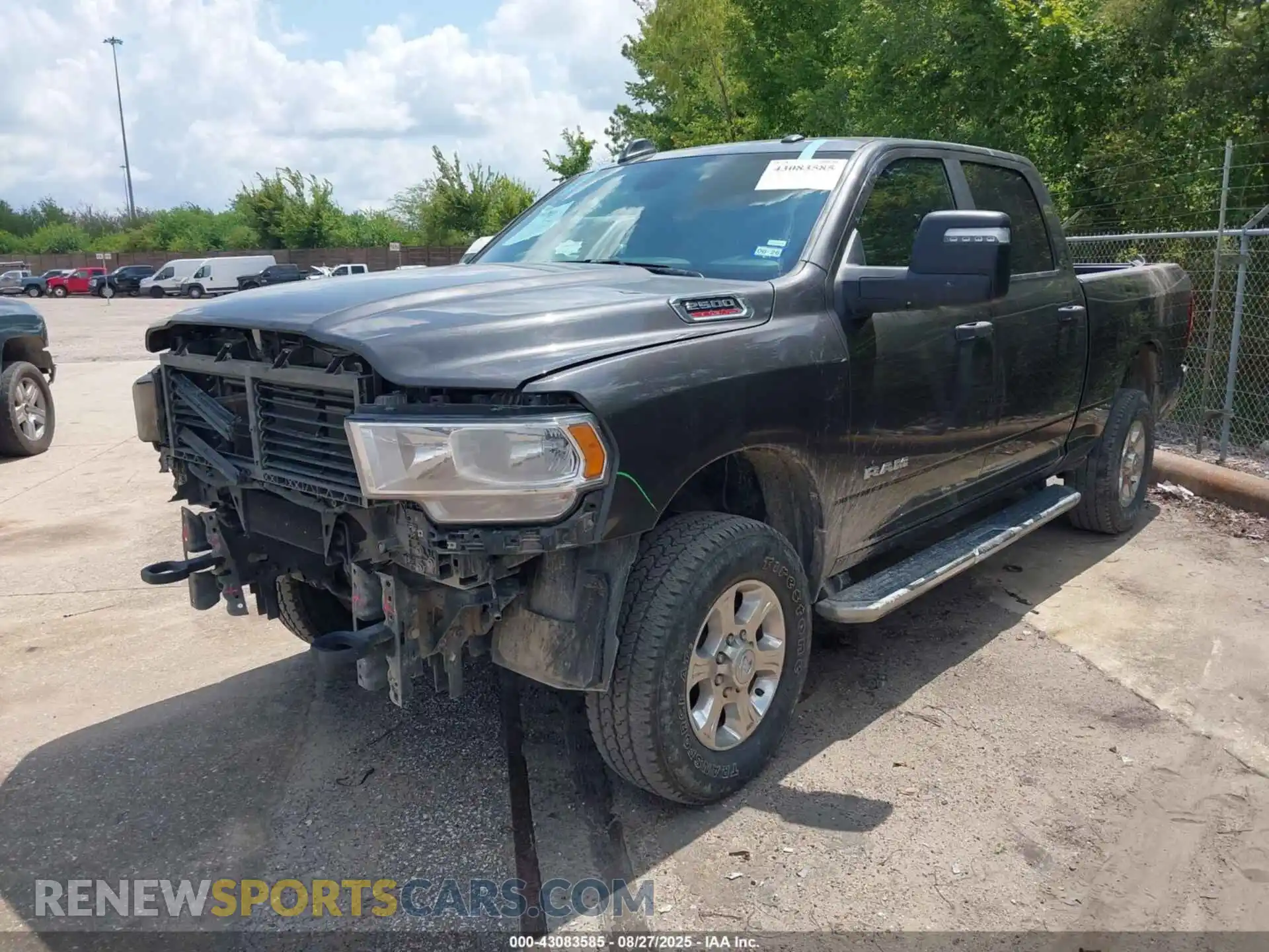 2 Photograph of a damaged car 3C6UR5DJXRG336424 RAM 2500 2024