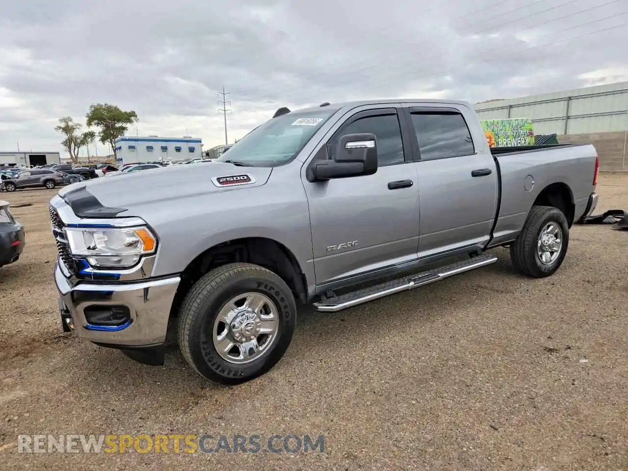 1 Photograph of a damaged car 3C6UR5DJXRG354518 RAM 2500 2024