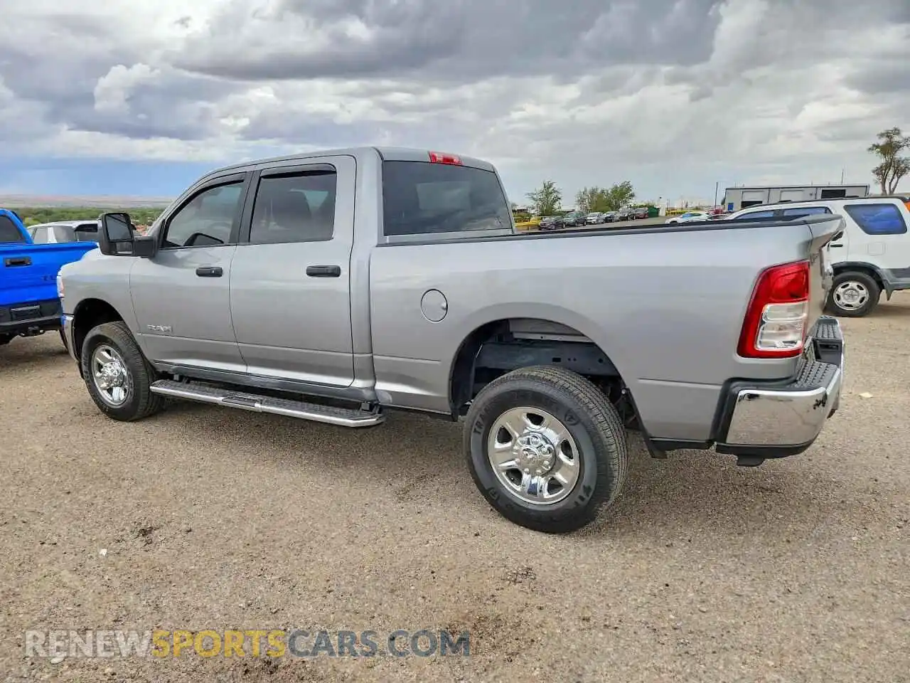 2 Photograph of a damaged car 3C6UR5DJXRG354518 RAM 2500 2024