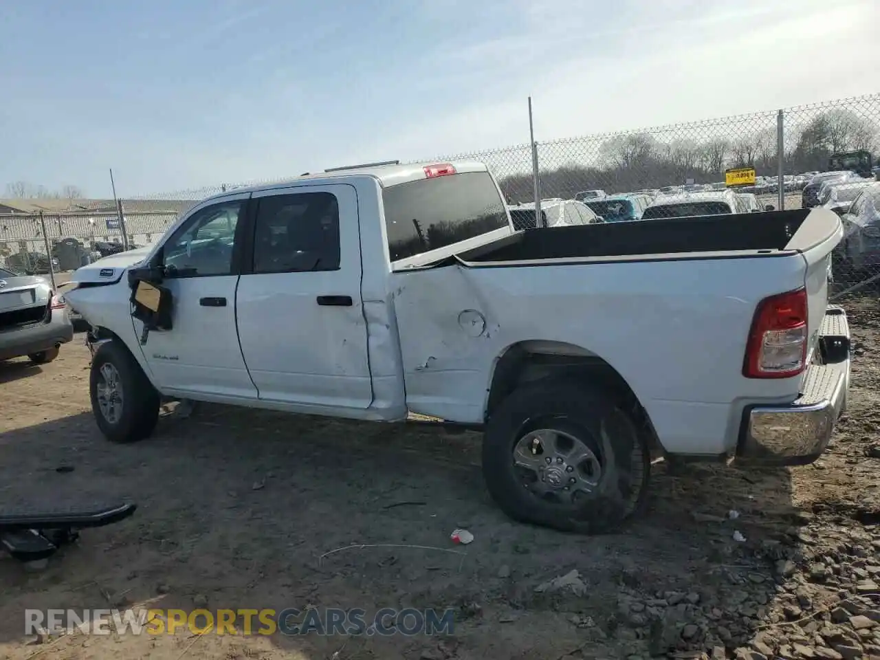 2 Photograph of a damaged car 3C6UR5DJXRG396977 RAM 2500 2024