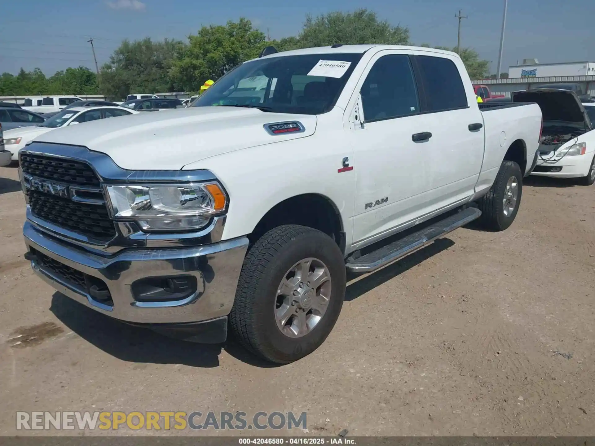 2 Photograph of a damaged car 3C6UR5DL0RG296257 RAM 2500 2024