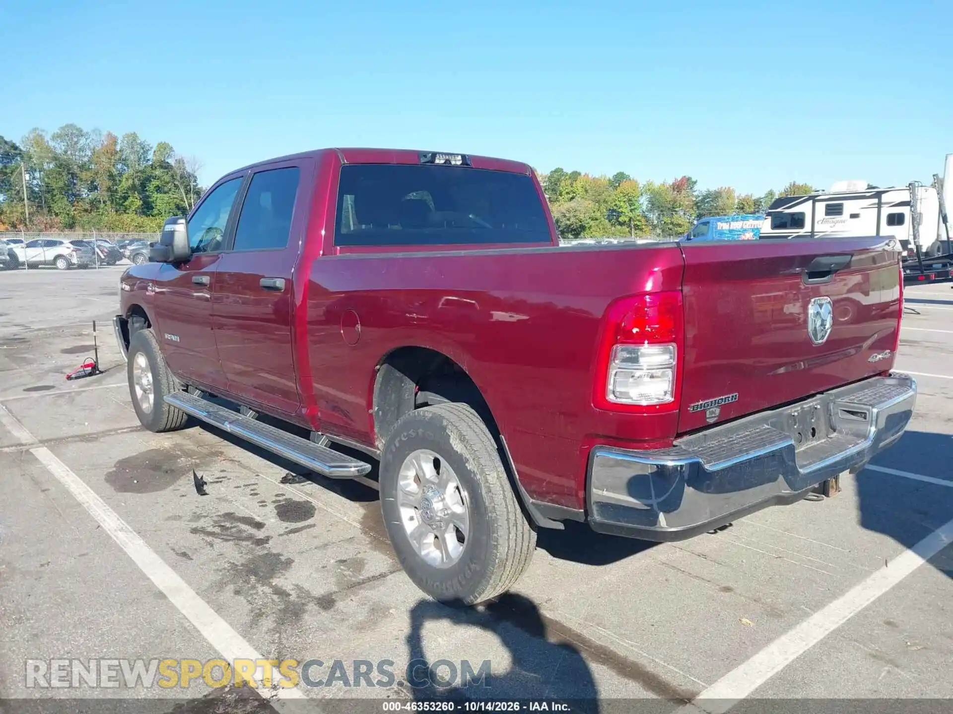3 Photograph of a damaged car 3C6UR5DL1RG115781 RAM 2500 2024
