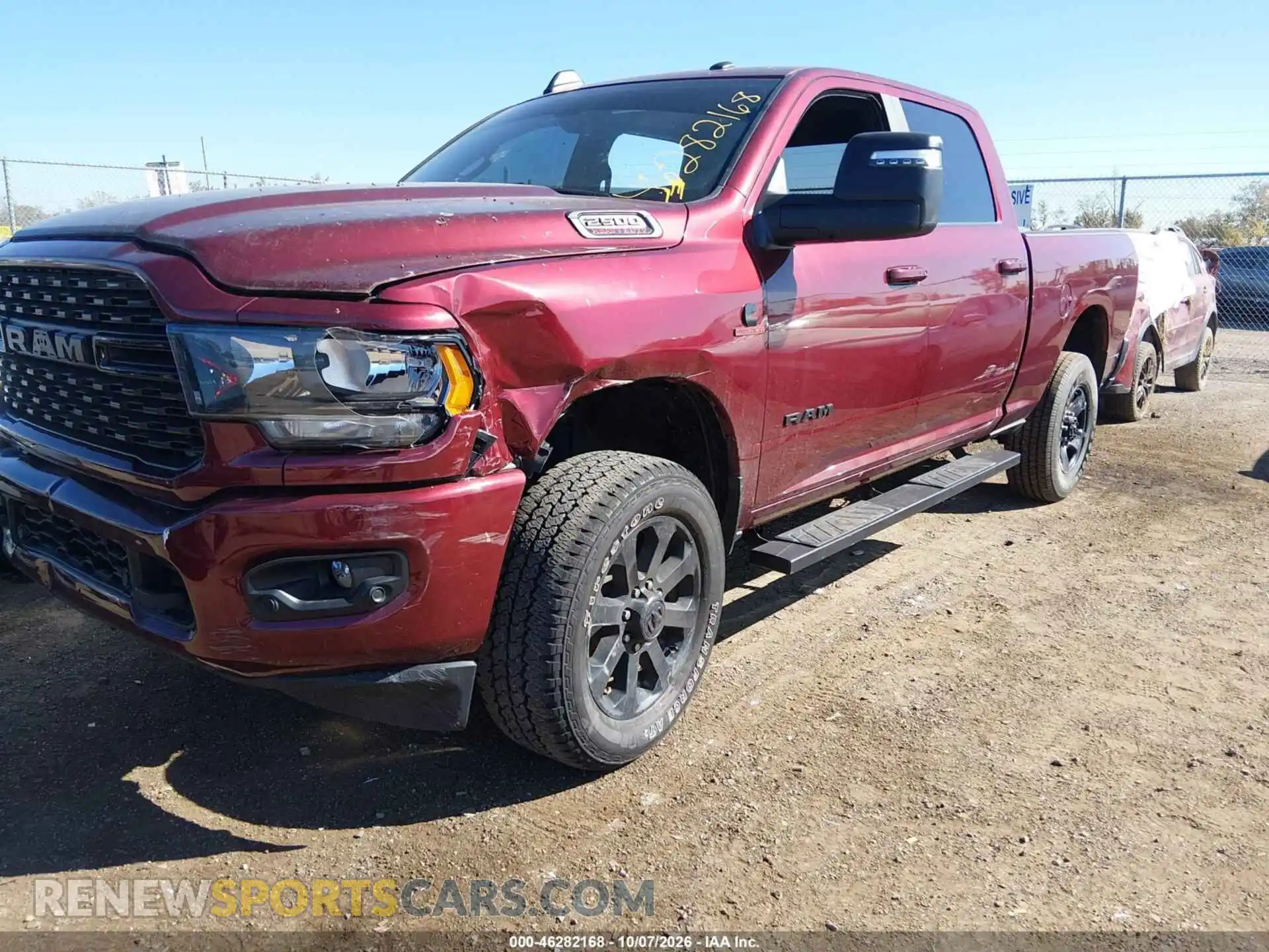 2 Photograph of a damaged car 3C6UR5DL1RG395914 RAM 2500 2024