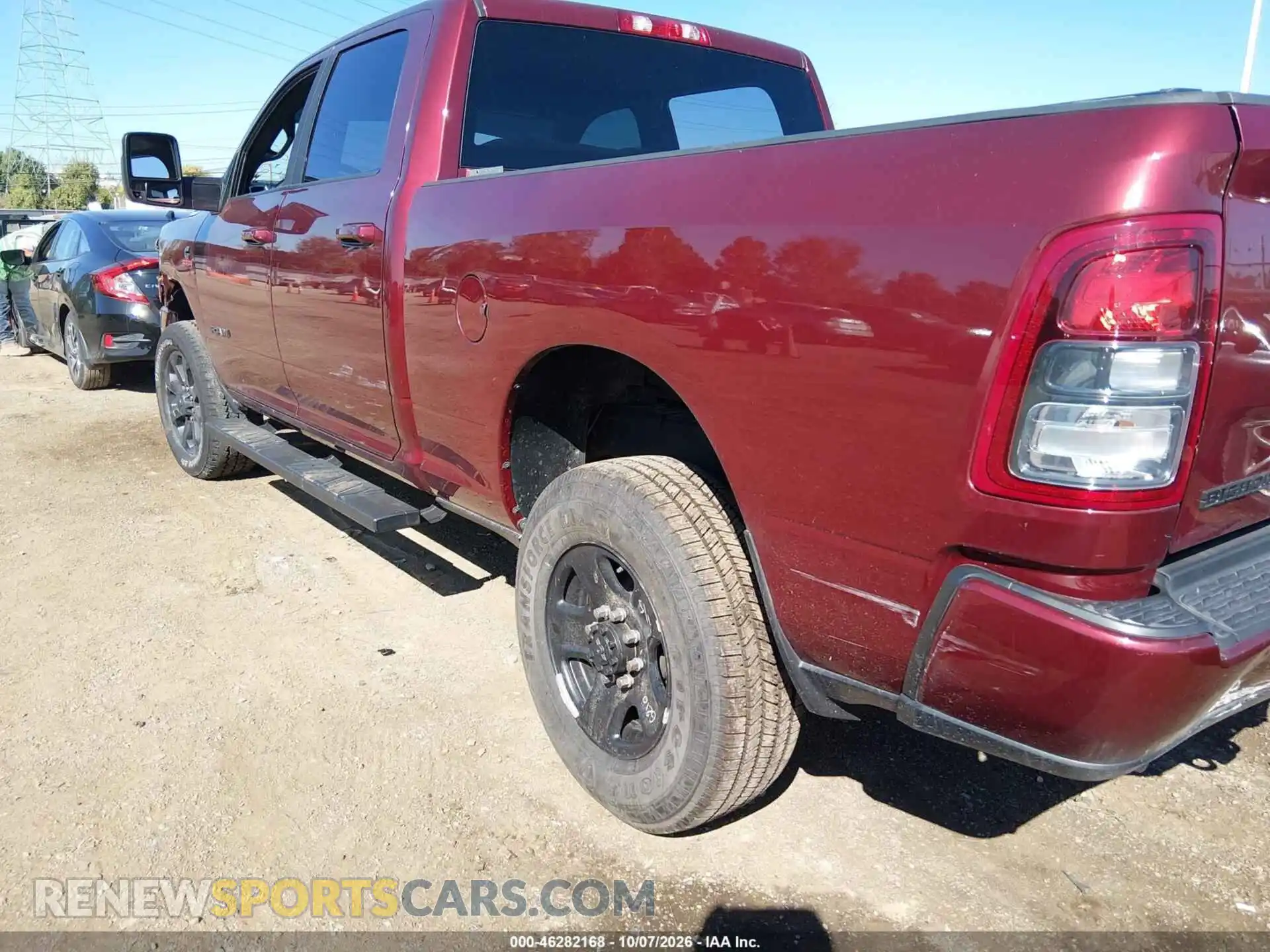 3 Photograph of a damaged car 3C6UR5DL1RG395914 RAM 2500 2024