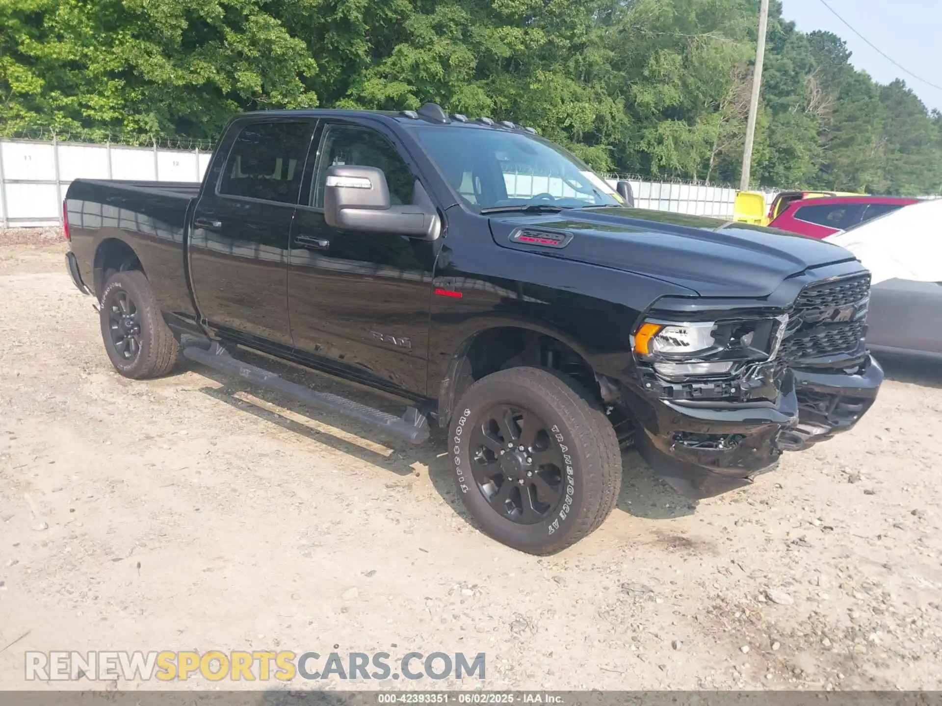 1 Photograph of a damaged car 3C6UR5DL3RG269750 RAM 2500 2024