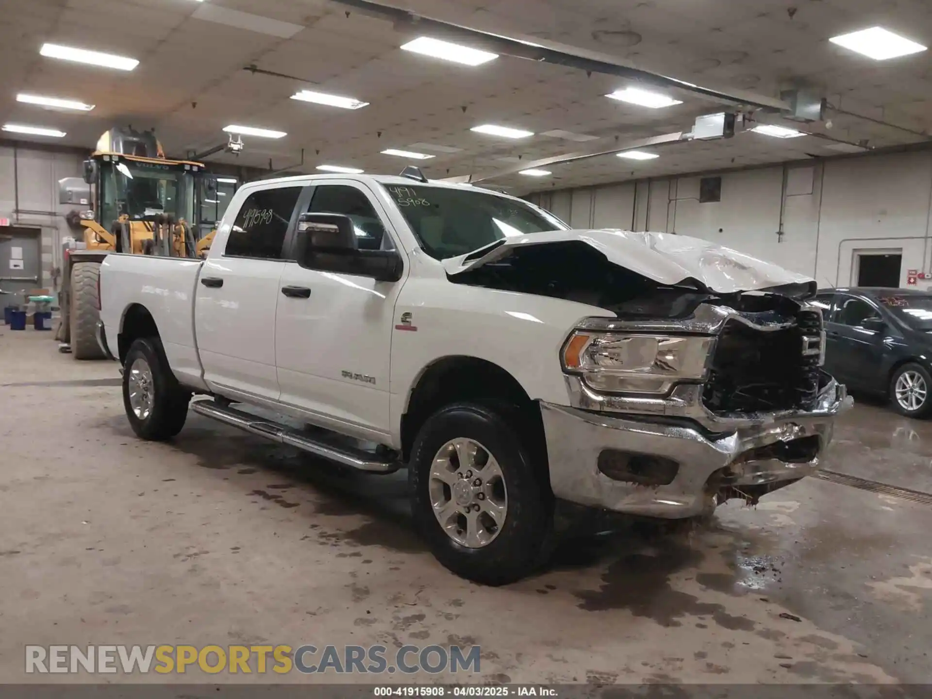 1 Photograph of a damaged car 3C6UR5DL5RG154003 RAM 2500 2024