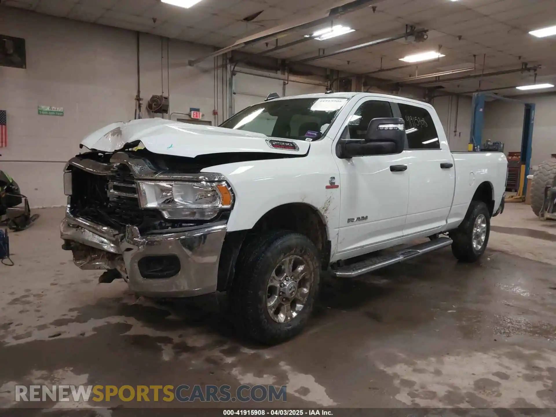 2 Photograph of a damaged car 3C6UR5DL5RG154003 RAM 2500 2024