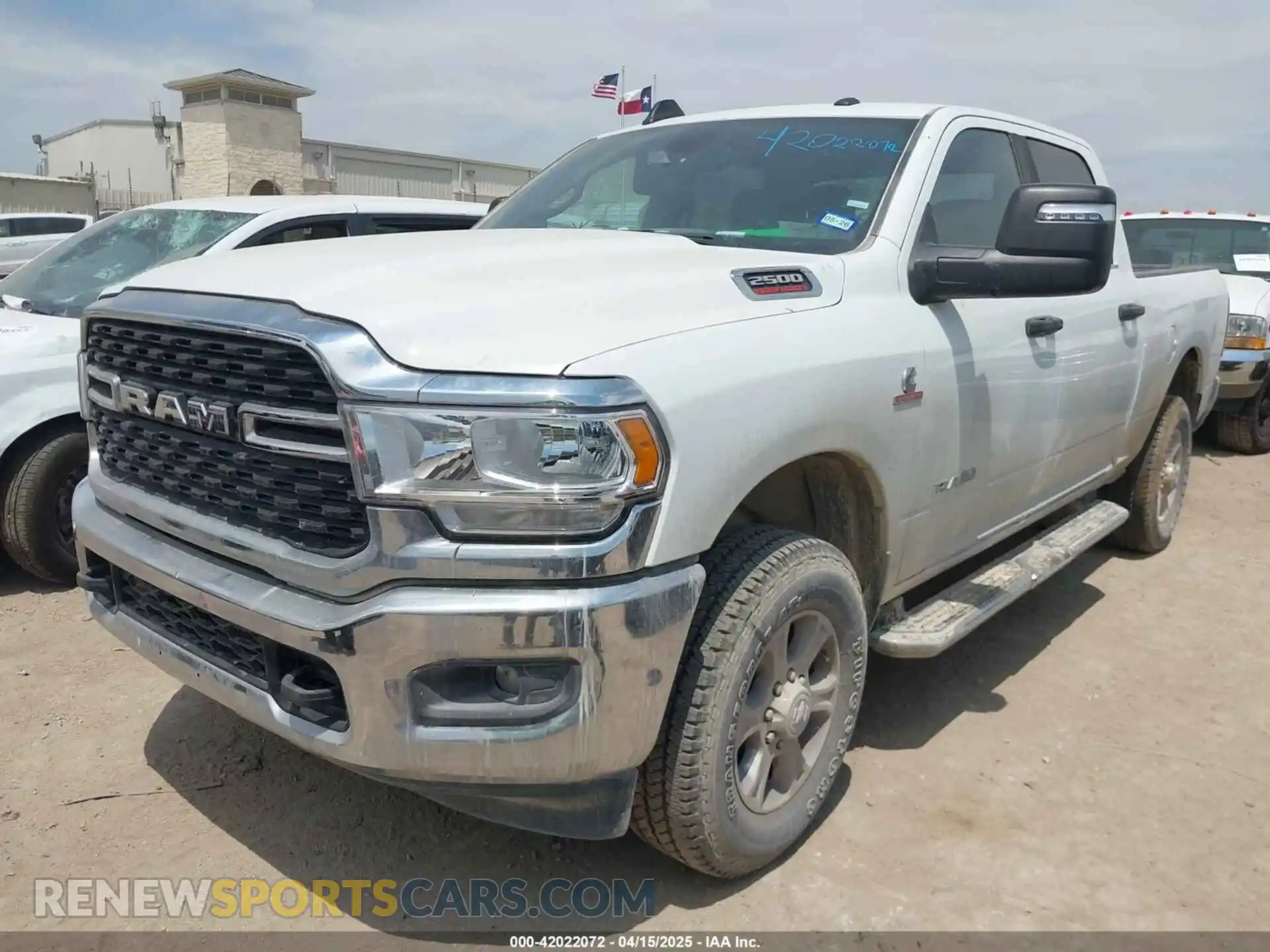 2 Photograph of a damaged car 3C6UR5DL5RG286274 RAM 2500 2024