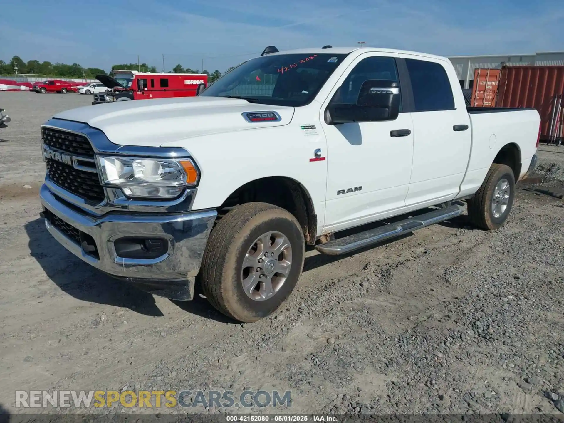 2 Photograph of a damaged car 3C6UR5DL5RG291586 RAM 2500 2024