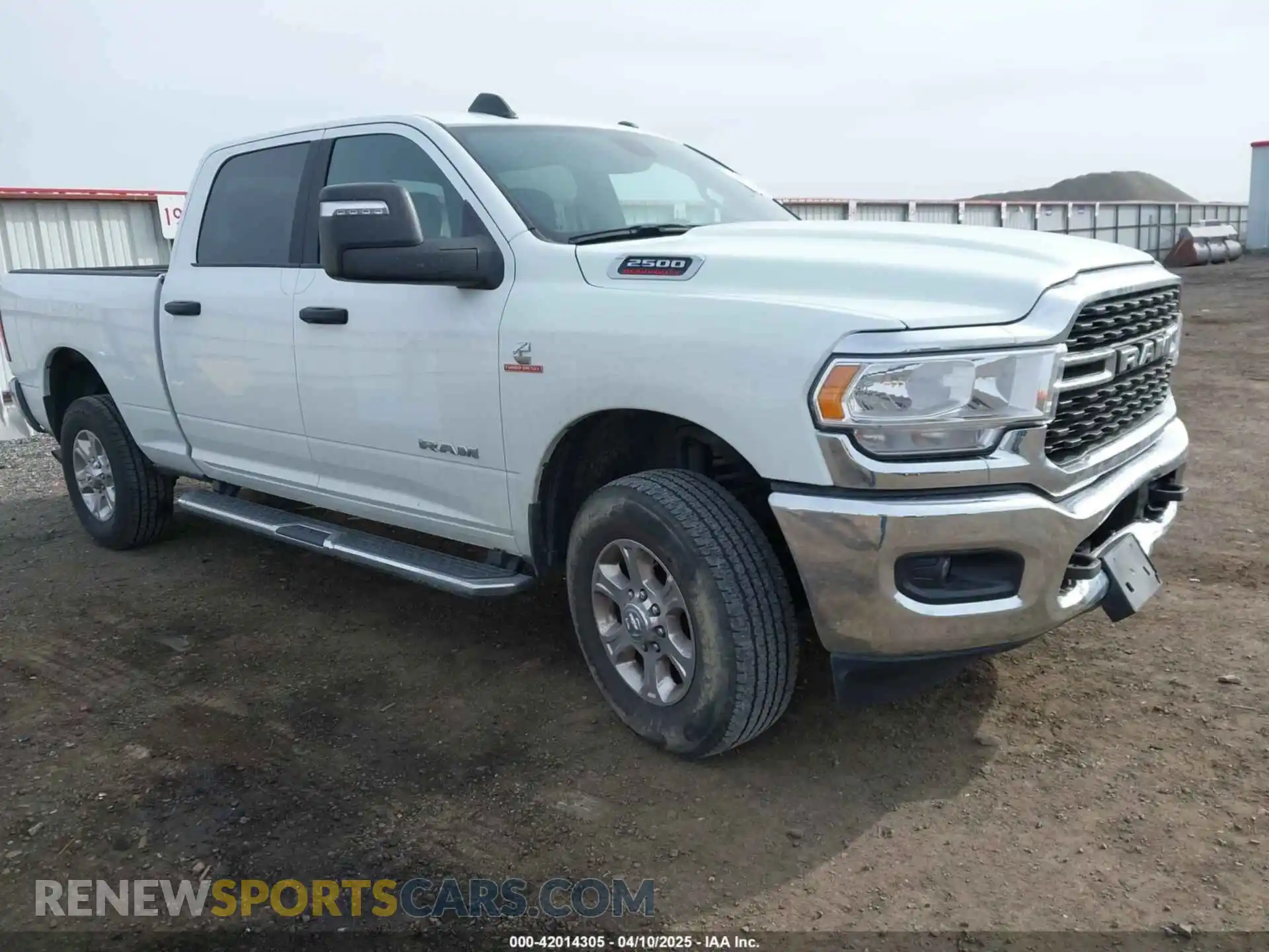 1 Photograph of a damaged car 3C6UR5DL5RG303834 RAM 2500 2024