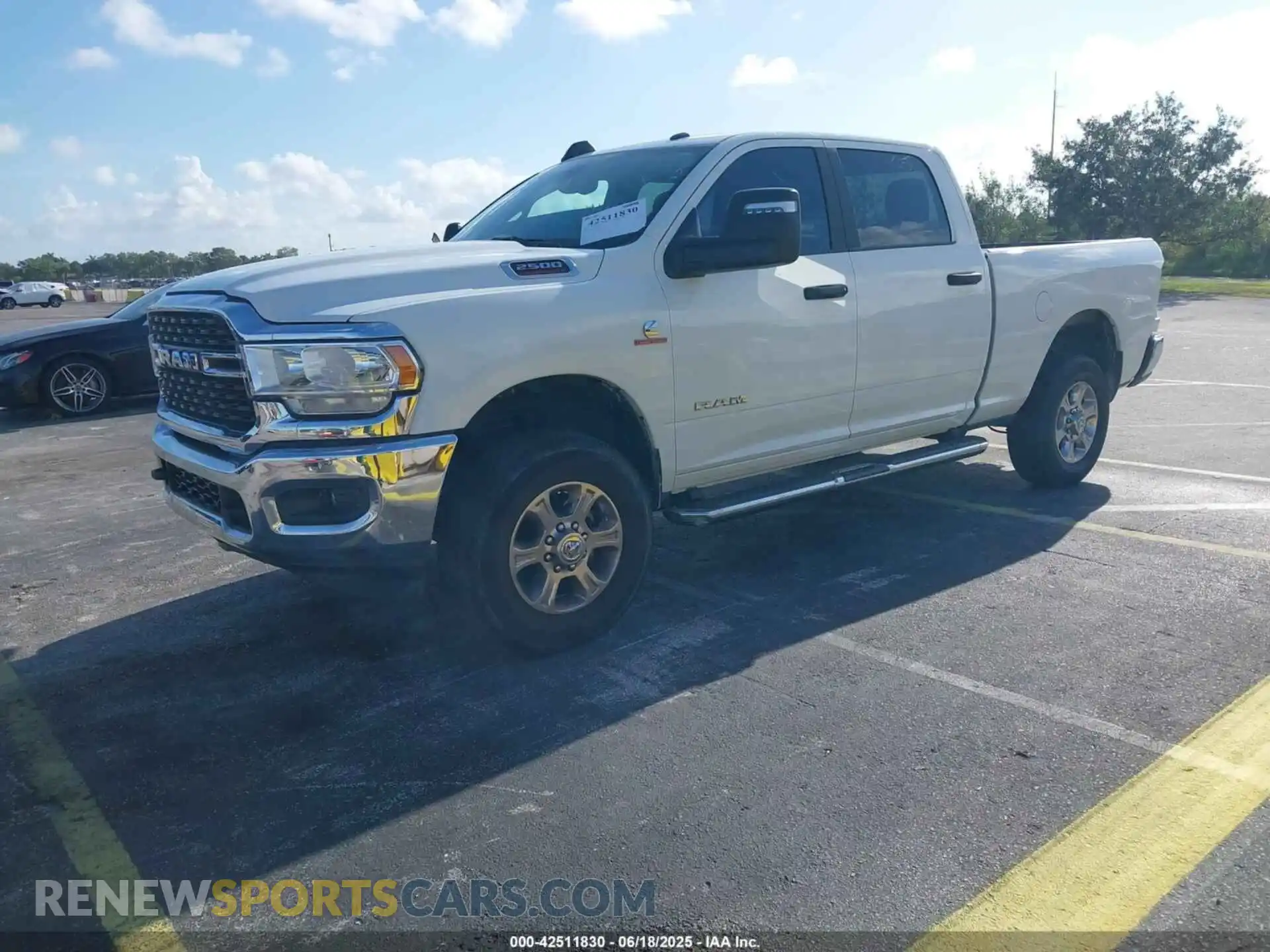 2 Photograph of a damaged car 3C6UR5DL6RG285652 RAM 2500 2024