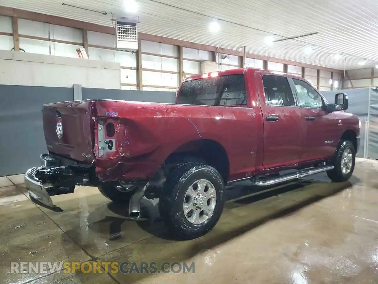 3 Photograph of a damaged car 3C6UR5DL6RG340181 RAM 2500 2024