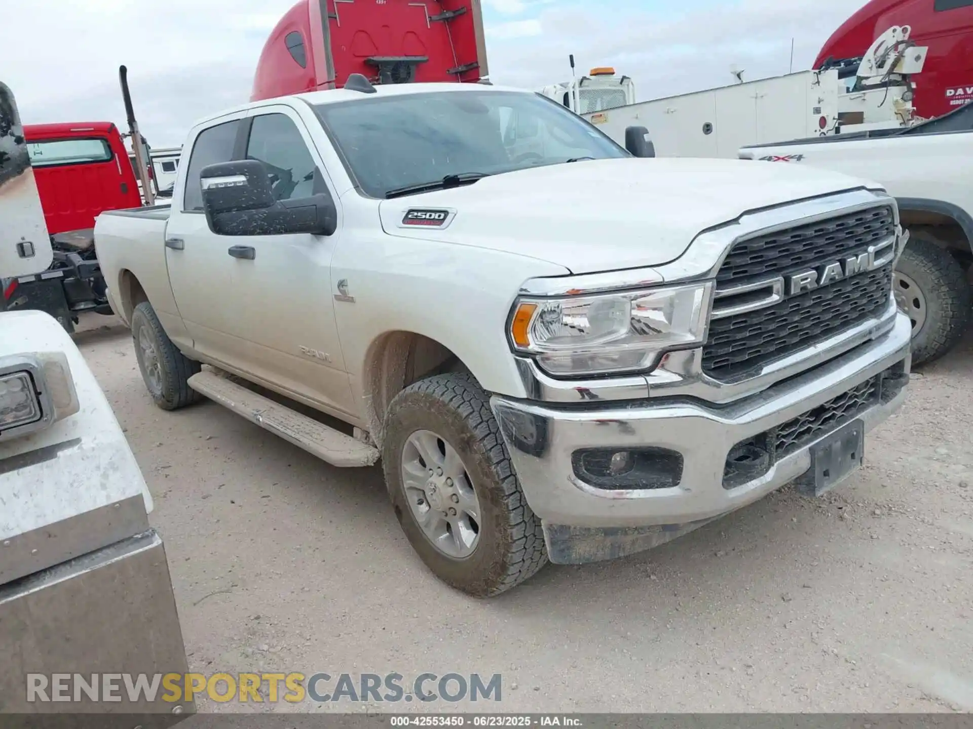 1 Photograph of a damaged car 3C6UR5DL7RG311210 RAM 2500 2024