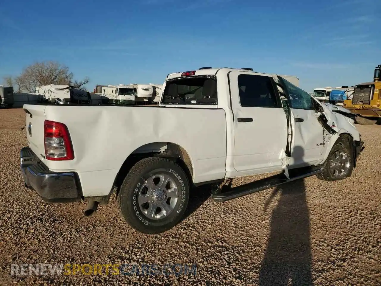 3 Photograph of a damaged car 3C6UR5DL7RG349374 RAM 2500 2024