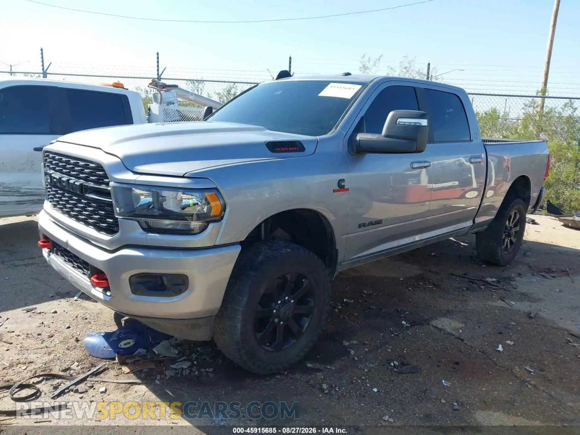 2 Photograph of a damaged car 3C6UR5DL8RG212900 RAM 2500 2024