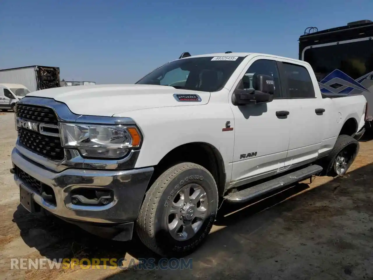 1 Photograph of a damaged car 3C6UR5DL8RG227204 RAM 2500 2024