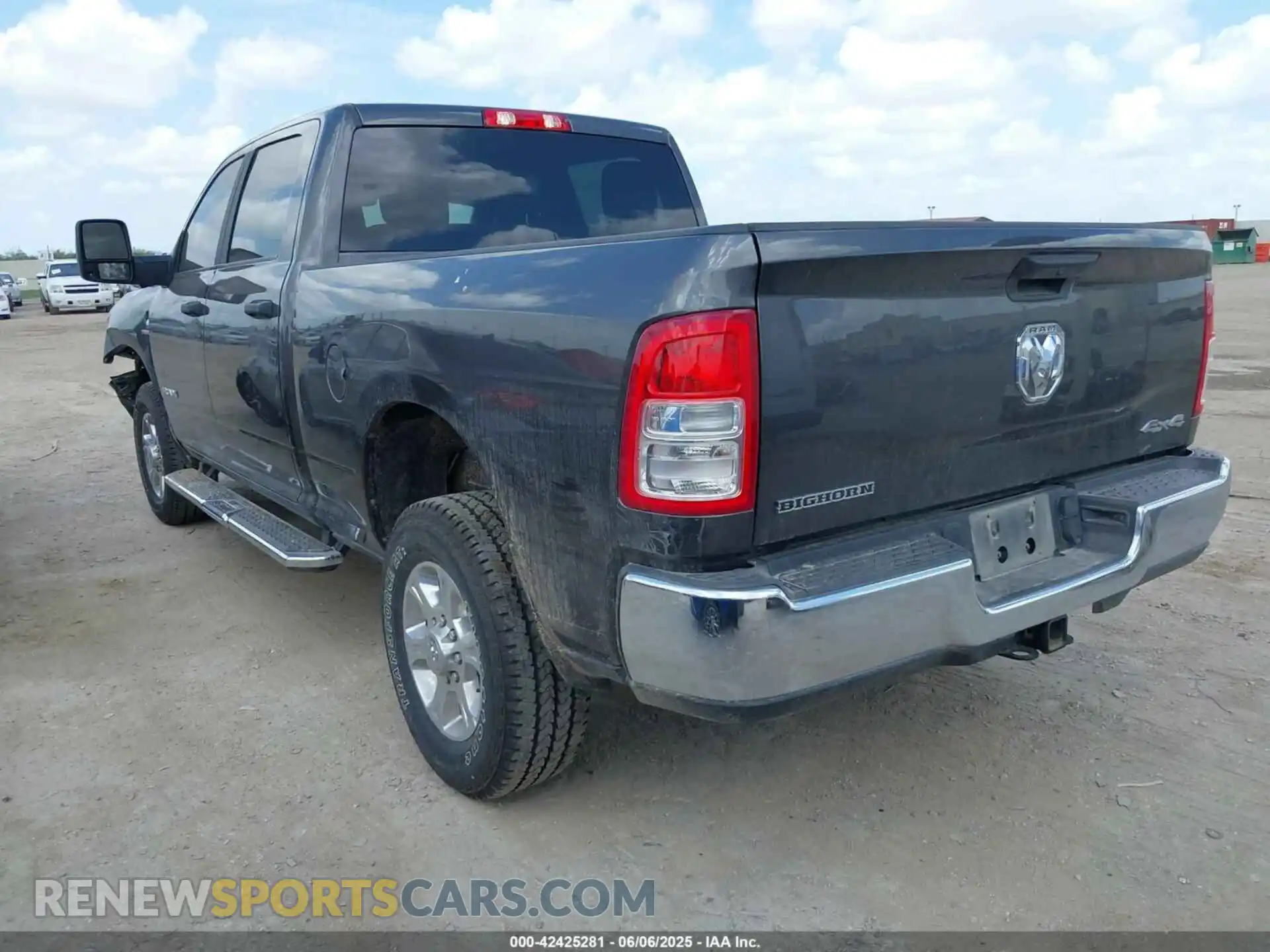 3 Photograph of a damaged car 3C6UR5DL9RG343480 RAM 2500 2024