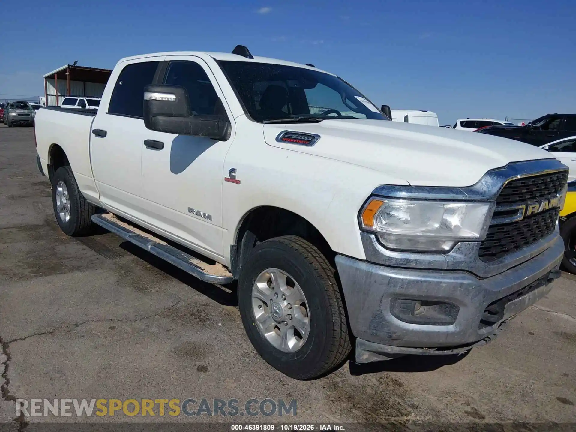 1 Photograph of a damaged car 3C6UR5DL9RG343575 RAM 2500 2024