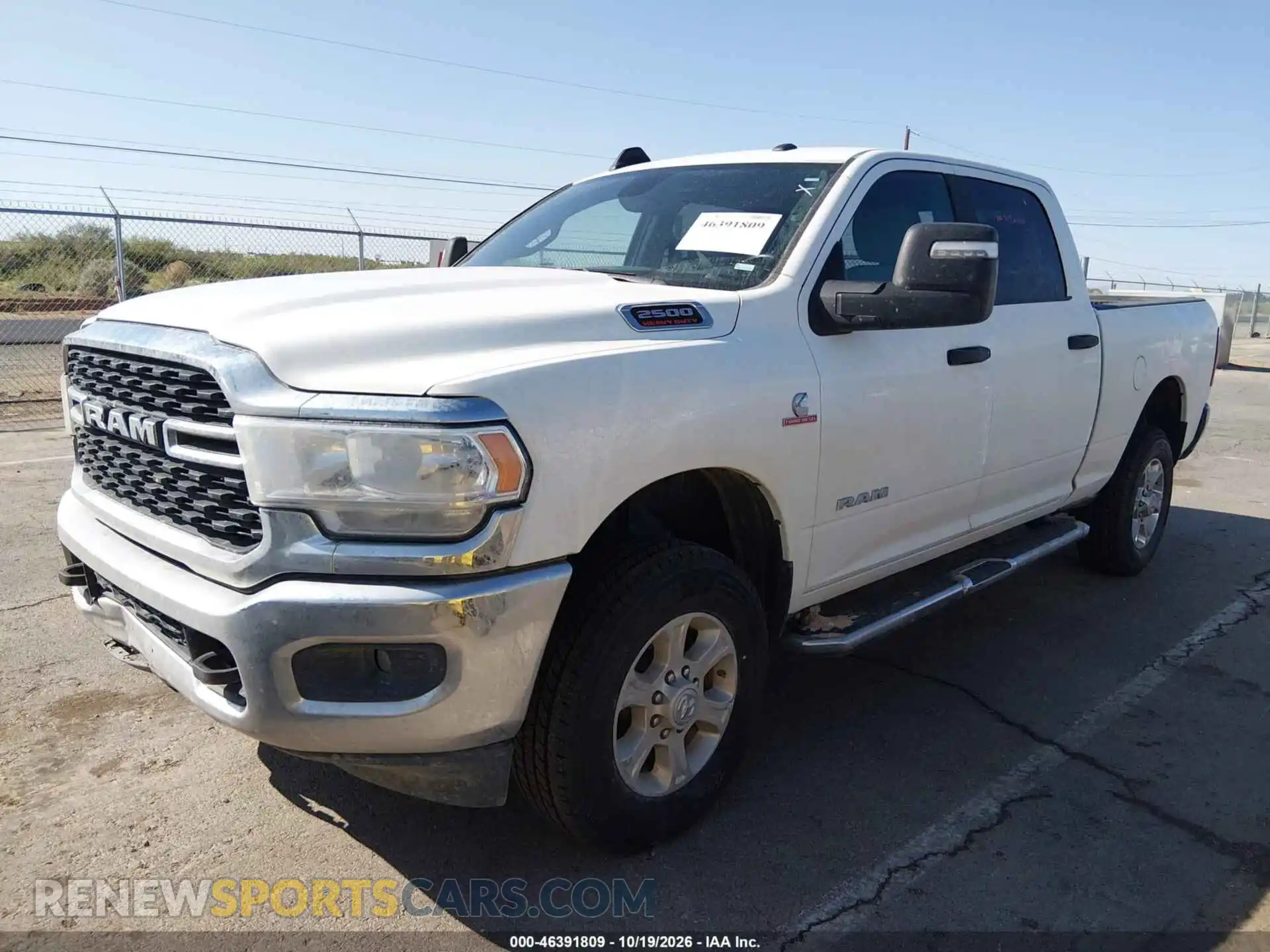 2 Photograph of a damaged car 3C6UR5DL9RG343575 RAM 2500 2024