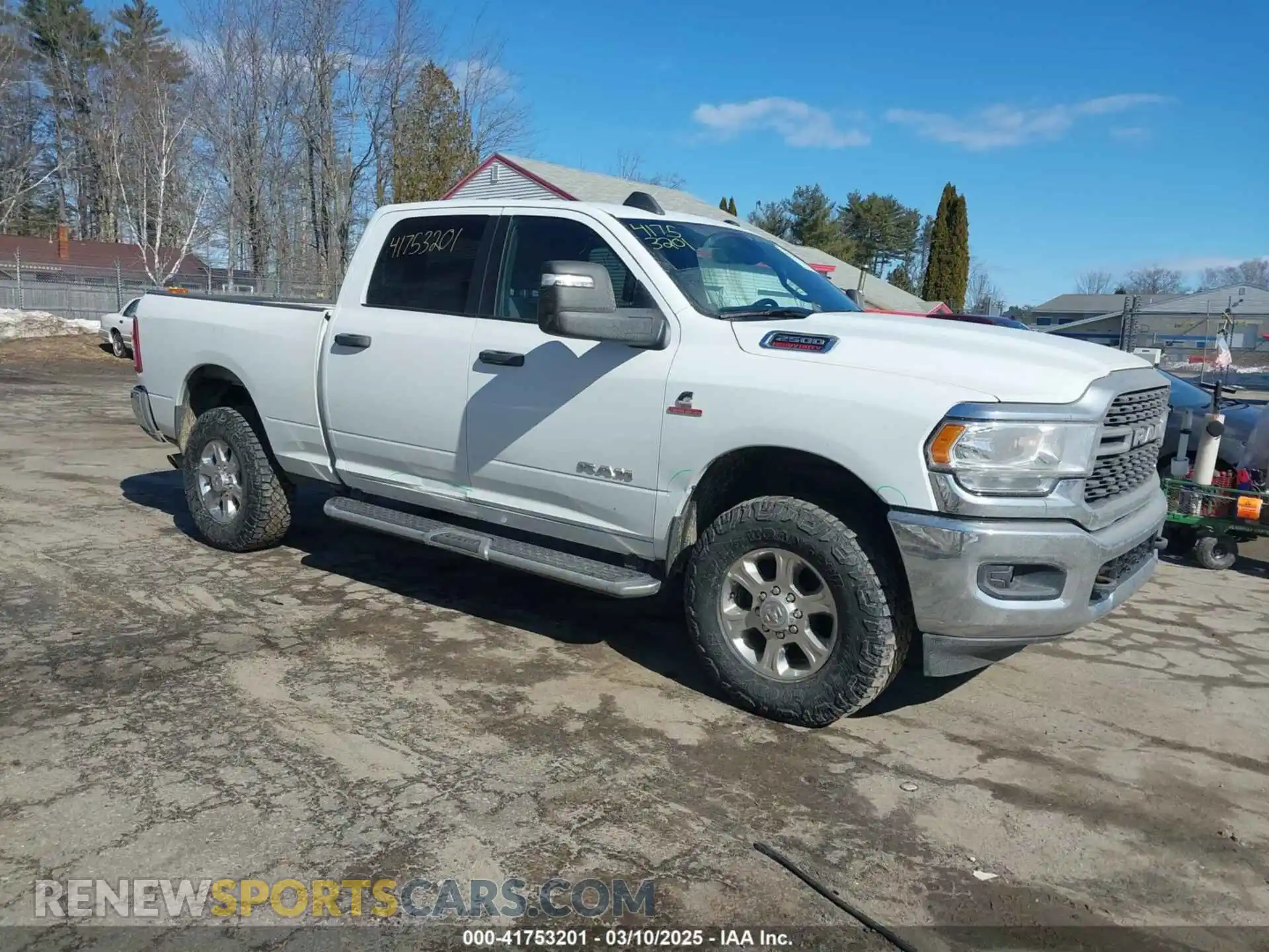 1 Photograph of a damaged car 3C6UR5DLXRG101331 RAM 2500 2024