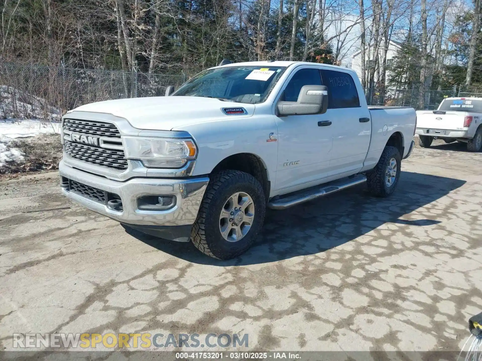 2 Photograph of a damaged car 3C6UR5DLXRG101331 RAM 2500 2024