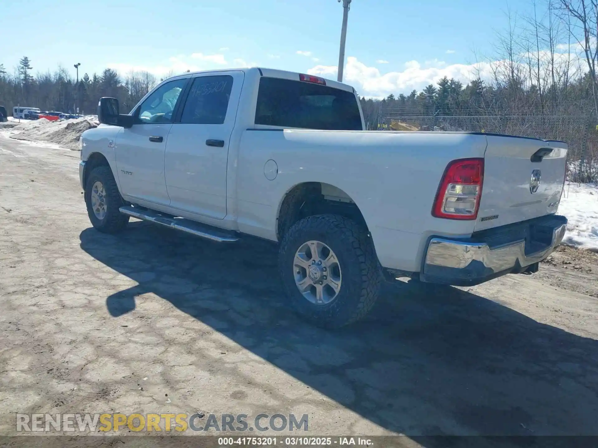 3 Photograph of a damaged car 3C6UR5DLXRG101331 RAM 2500 2024