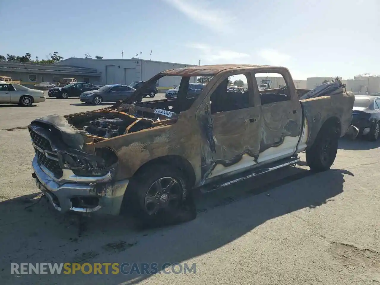 1 Photograph of a damaged car 3C6UR5DLXRG176742 RAM 2500 2024