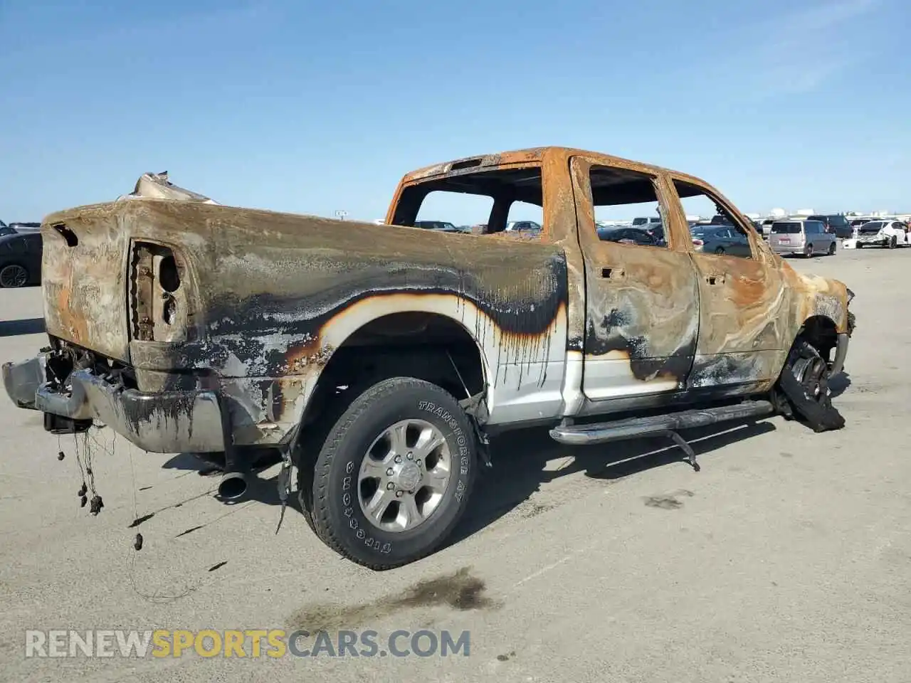 3 Photograph of a damaged car 3C6UR5DLXRG176742 RAM 2500 2024