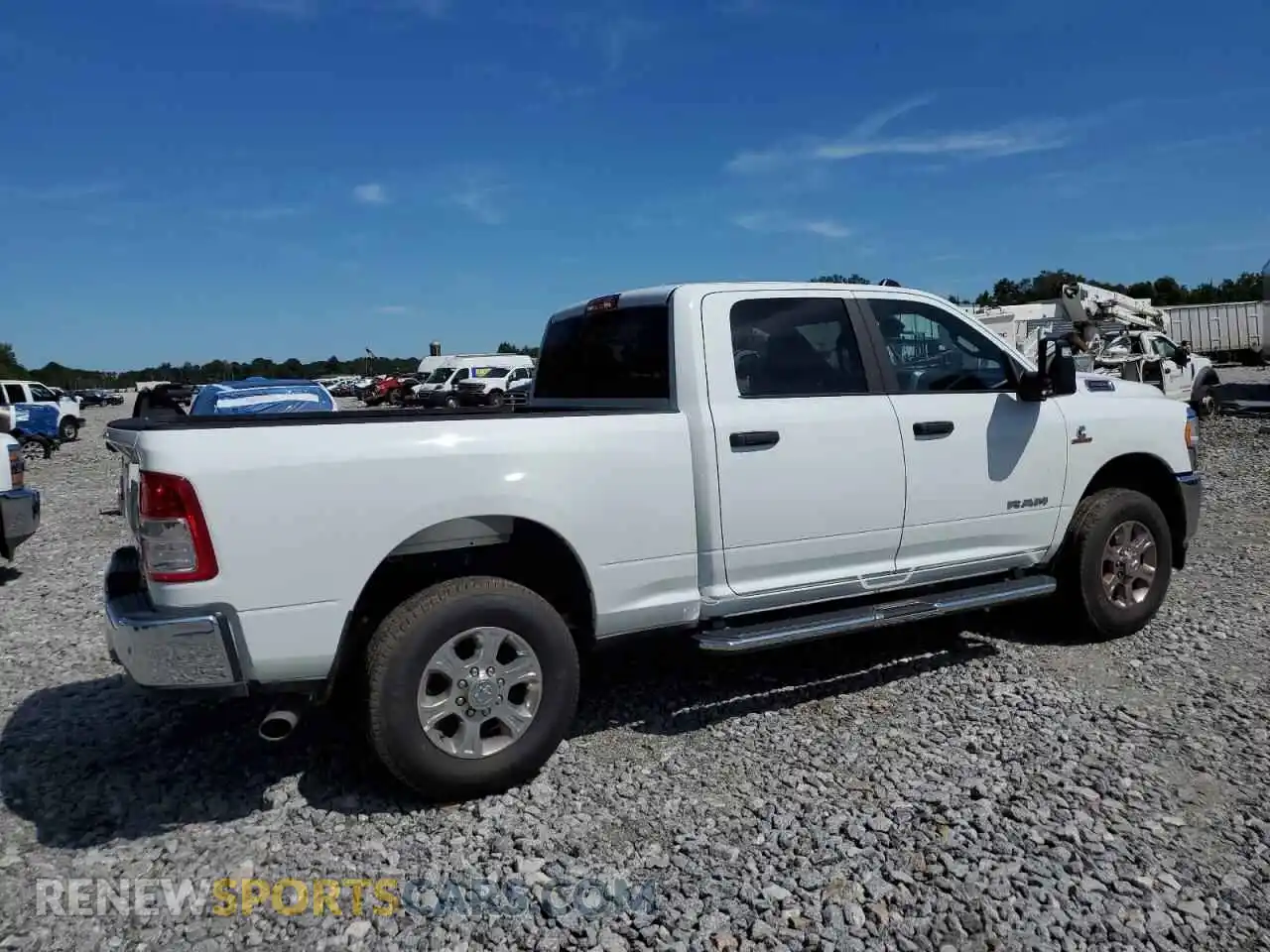 3 Photograph of a damaged car 3C6UR5DLXRG303165 RAM 2500 2024