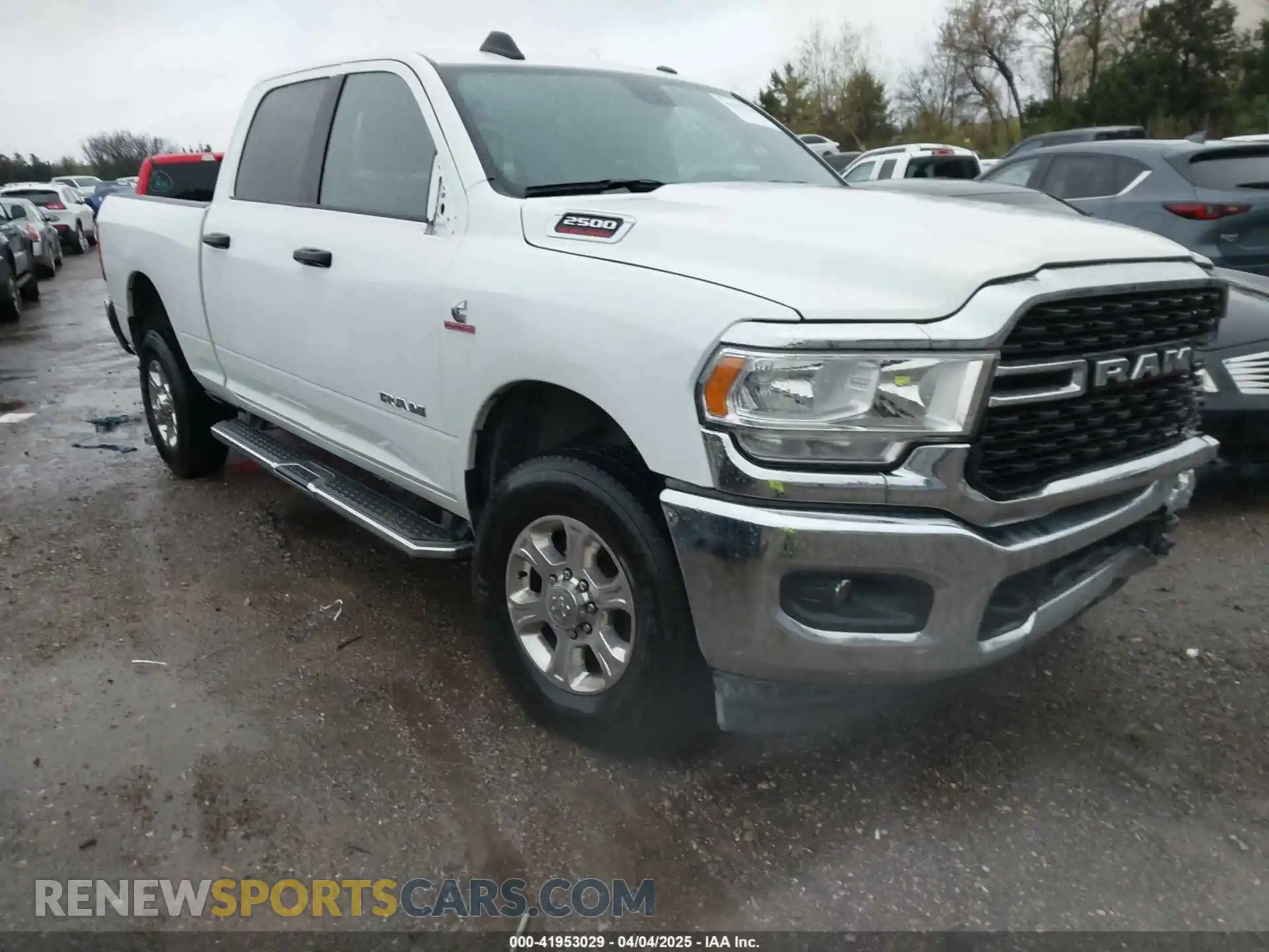 1 Photograph of a damaged car 3C6UR5DLXRG303523 RAM 2500 2024