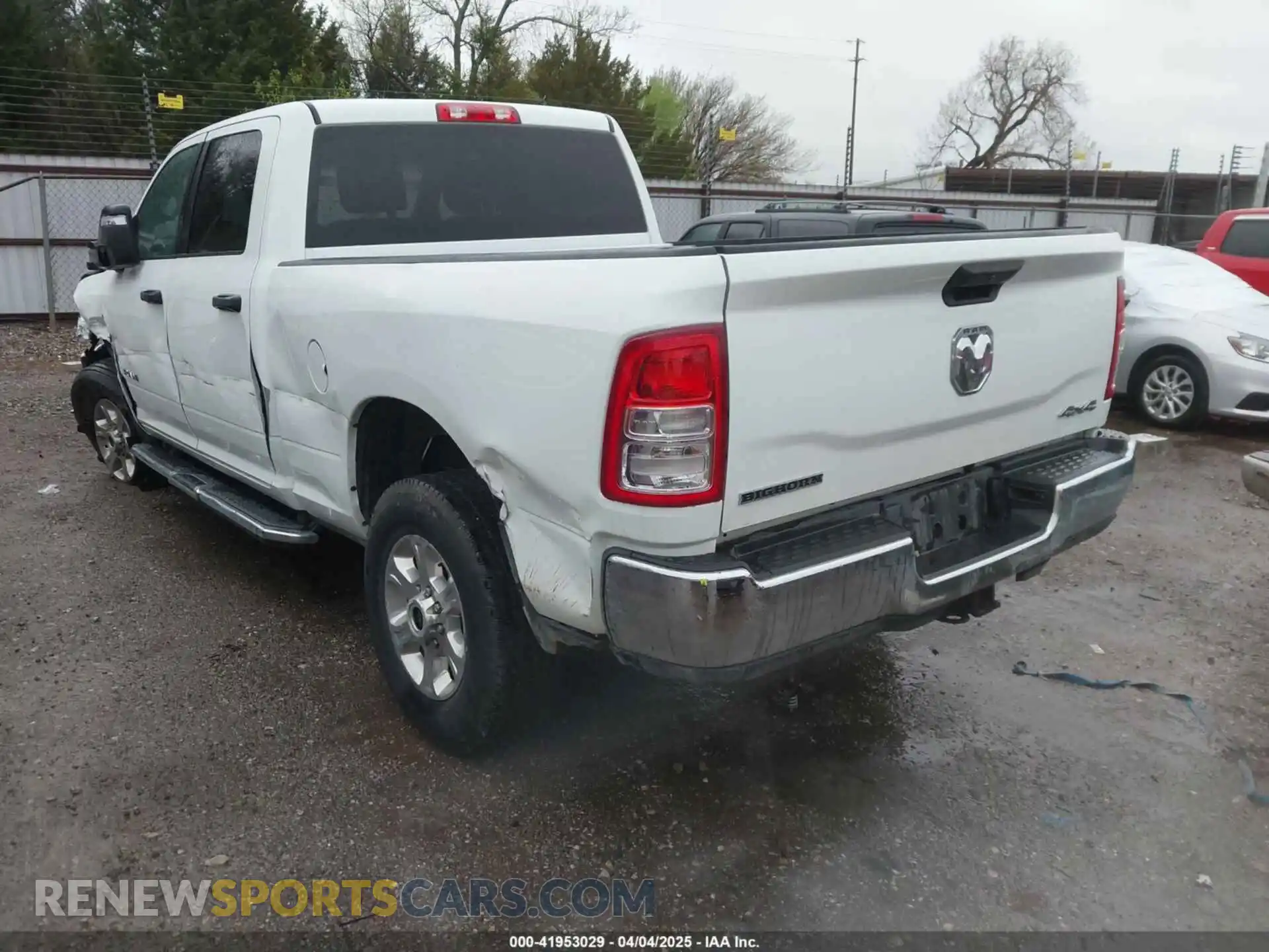 3 Photograph of a damaged car 3C6UR5DLXRG303523 RAM 2500 2024