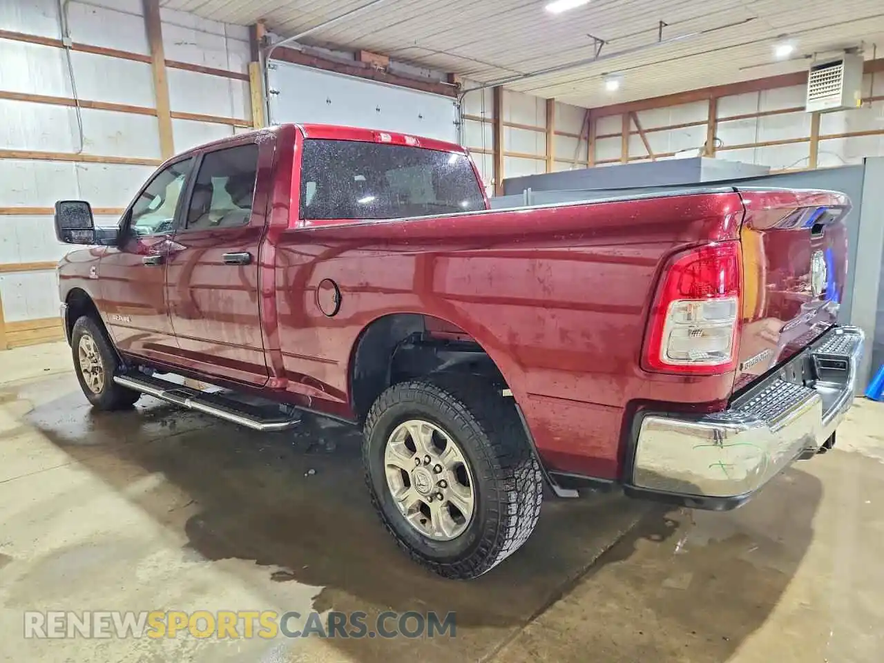 2 Photograph of a damaged car 3C6UR5DLXRG348865 RAM 2500 2024